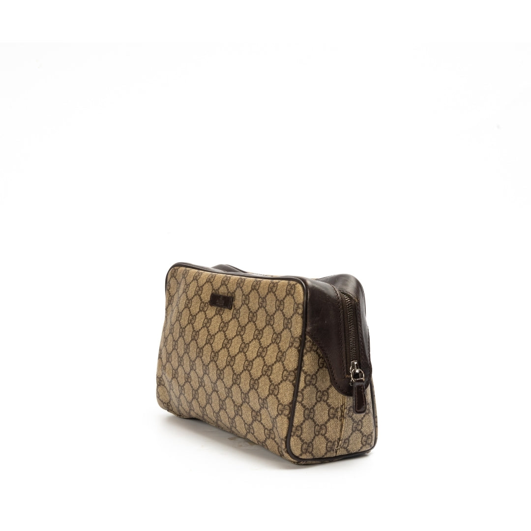 Gucci GG Plus Coated Canvas Cosmetic Pouch