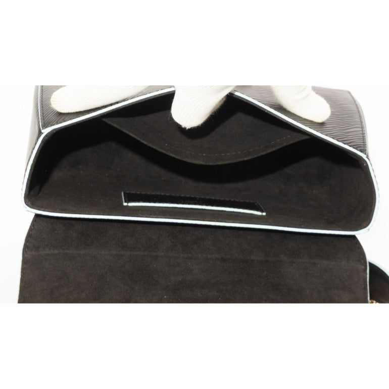 Louis Vuitton Black Epi Leather Limited Edition Flower Twist Bag