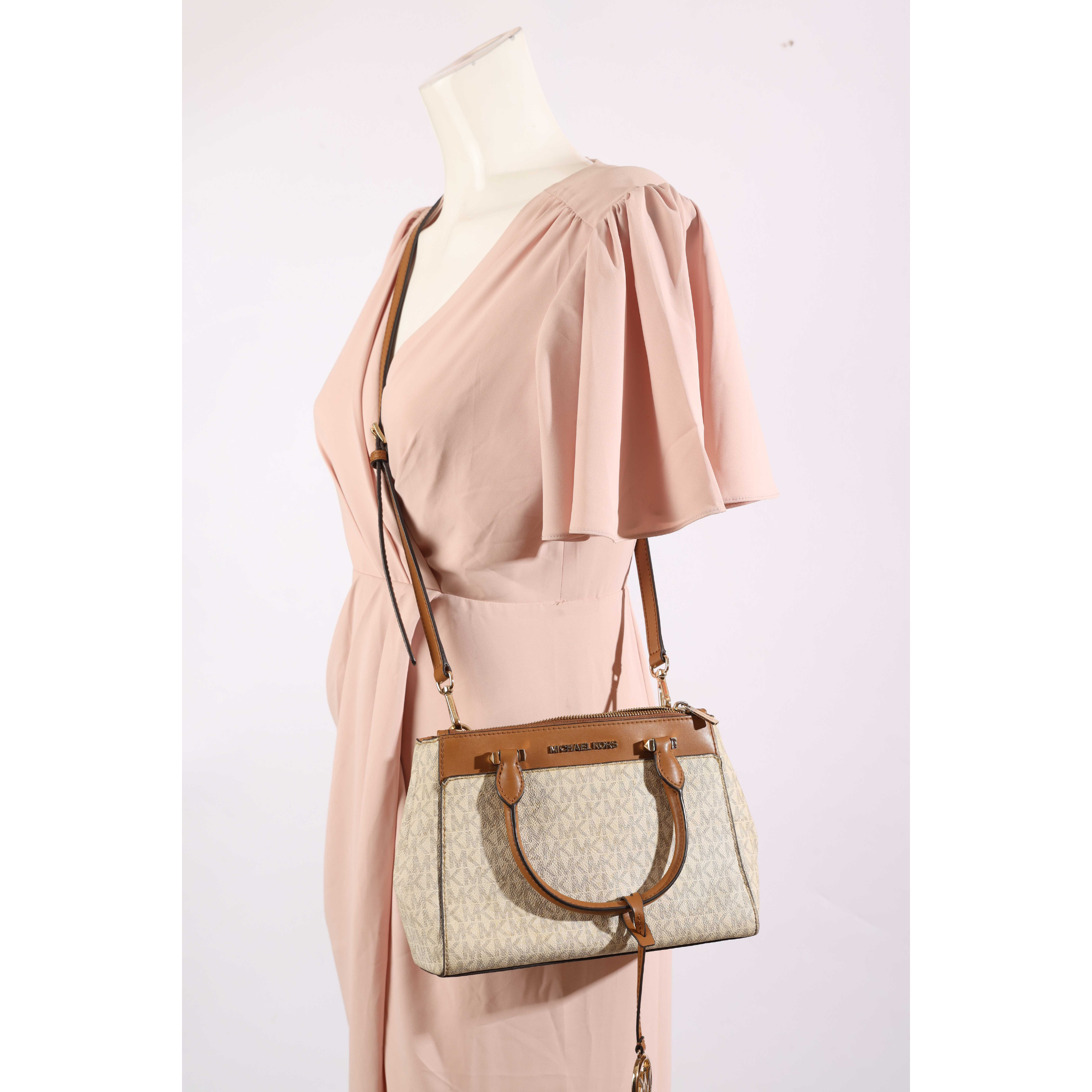 Michael Kors Gibson Small Signature Logo Satchel