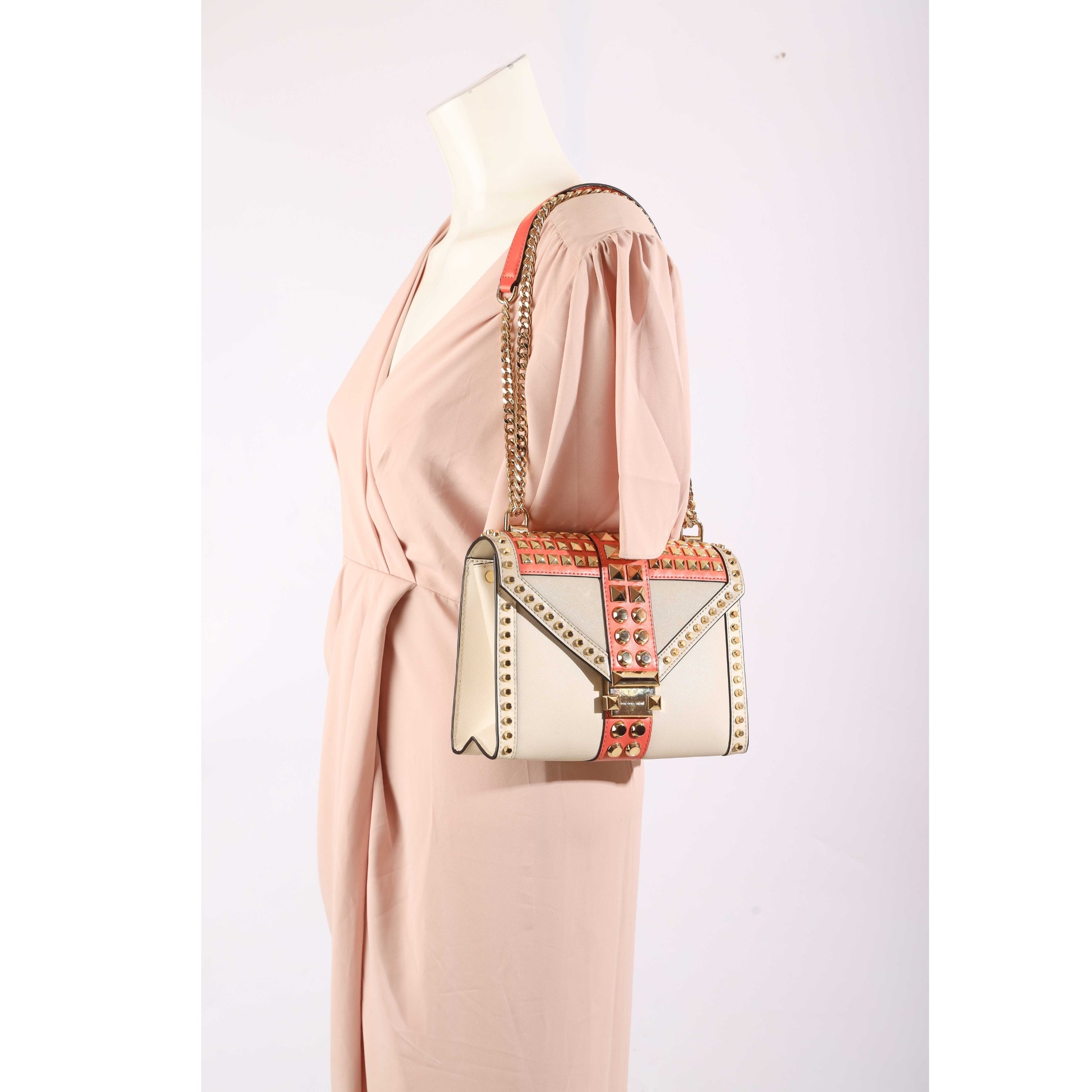 Michael Kors Whitney Studded Shoulder Bag