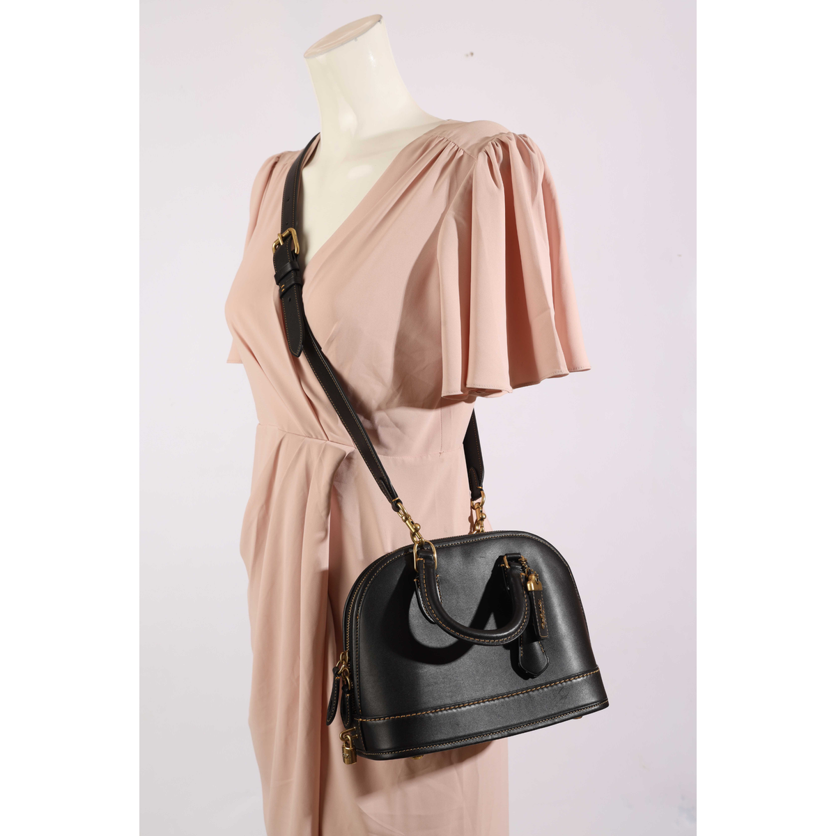 Coach Black Revel Satchel