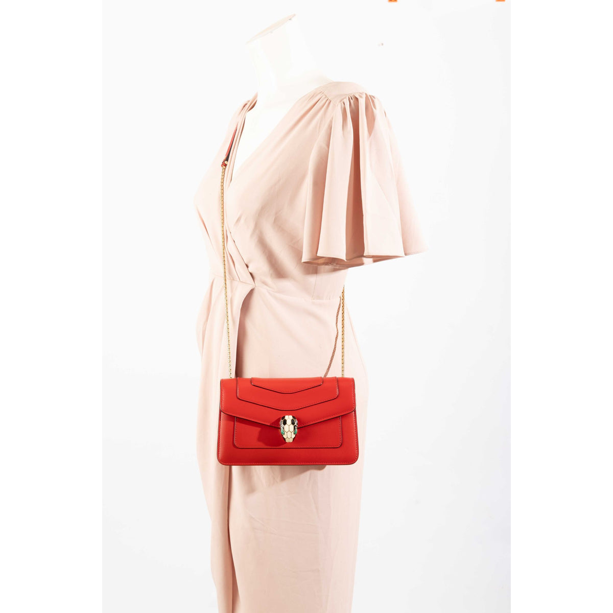 Bulgari Serpenti Forever Red Crossbody Bag