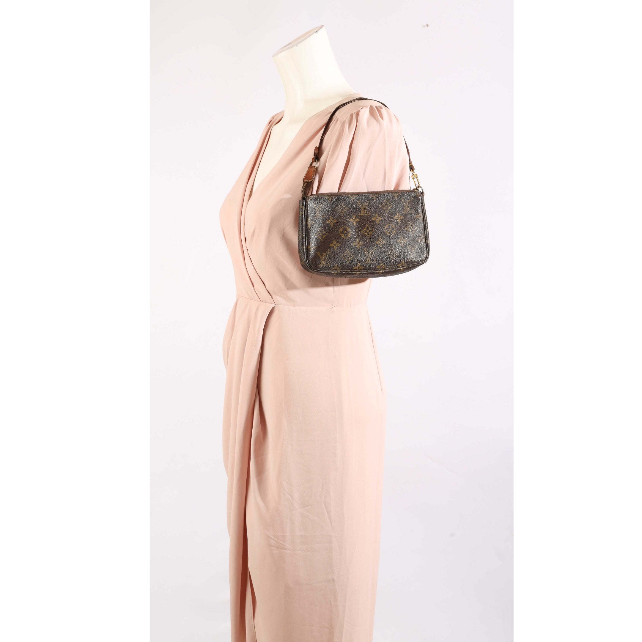 Louis Vuitton Brown Monogram Pochette