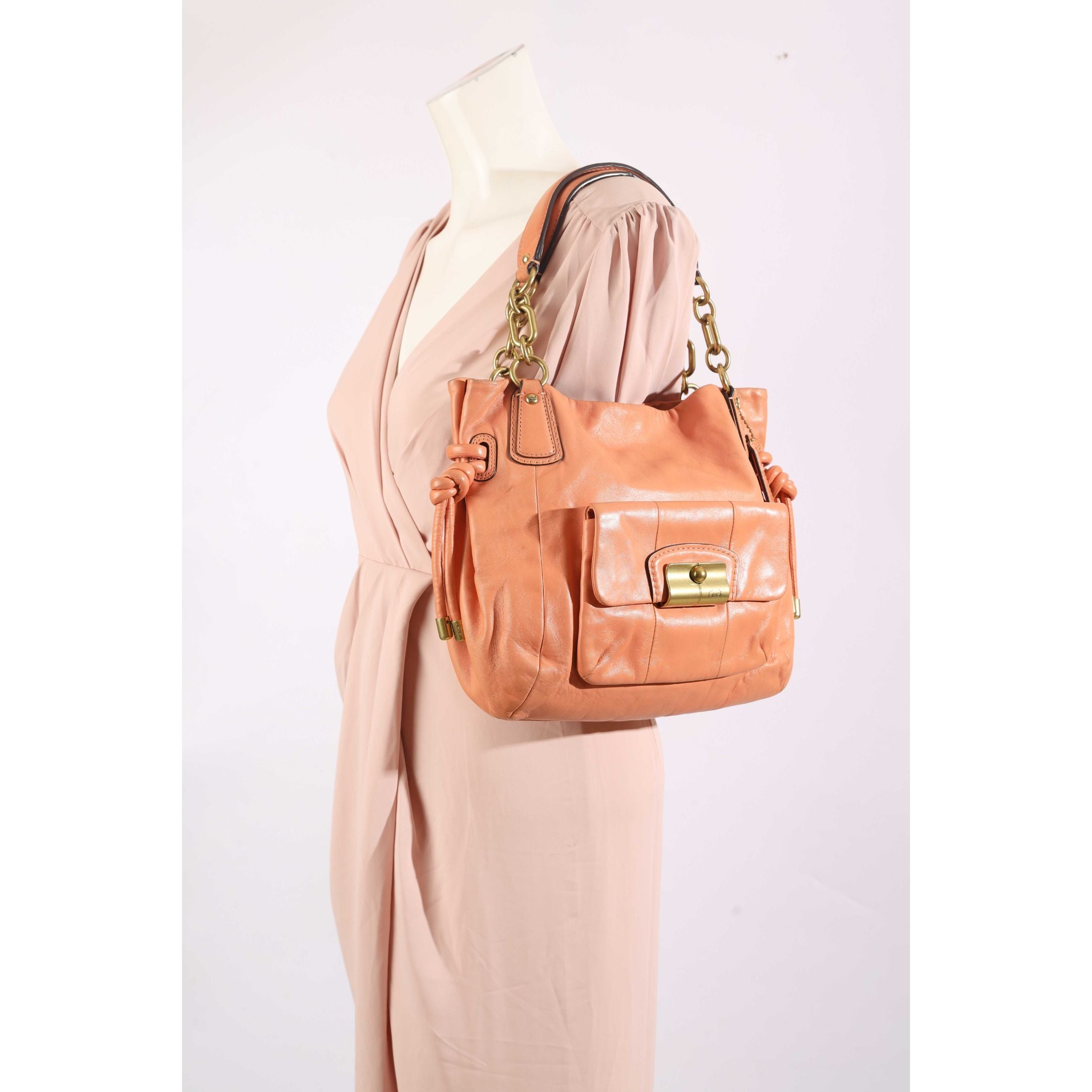 Coach Kristin Orange Shoulder Bag