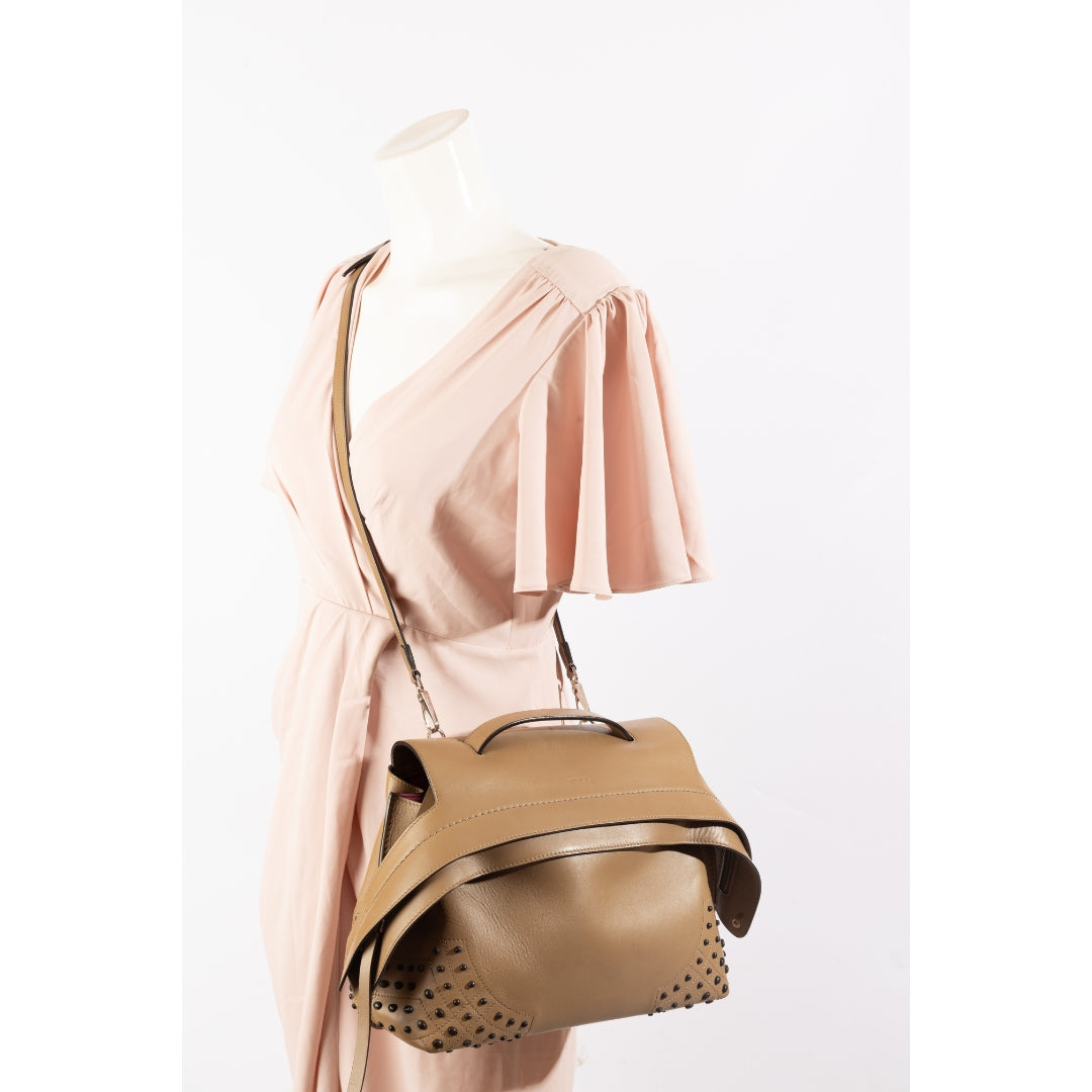 Tod's Wave Studded Crossbody Bag