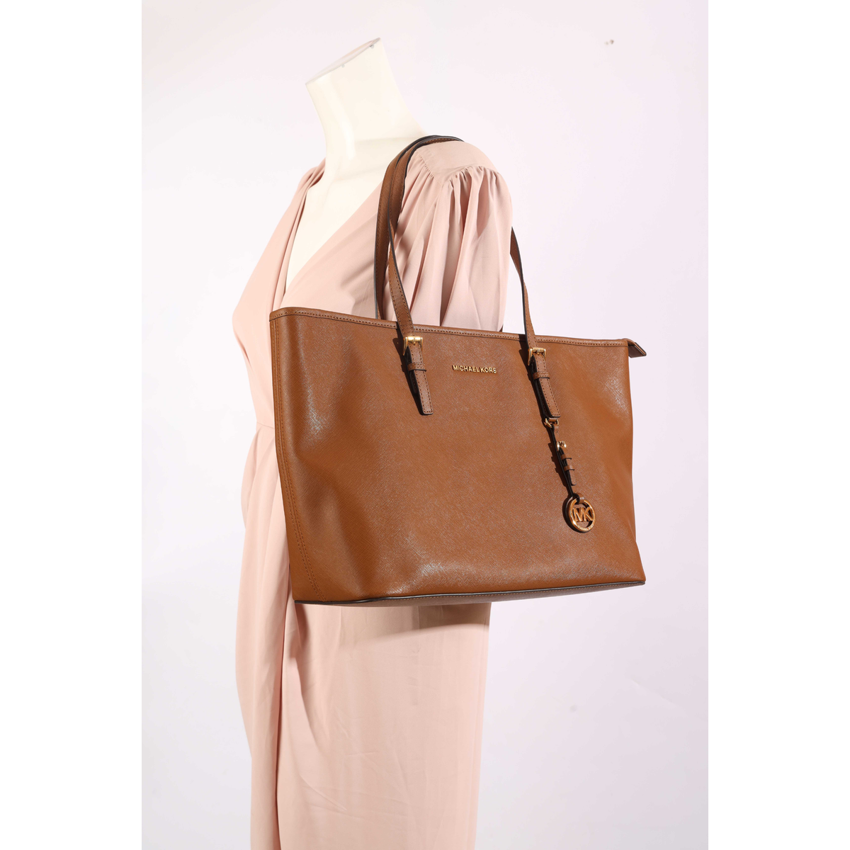 Michael Kors Jet Set Travel Brown Tote