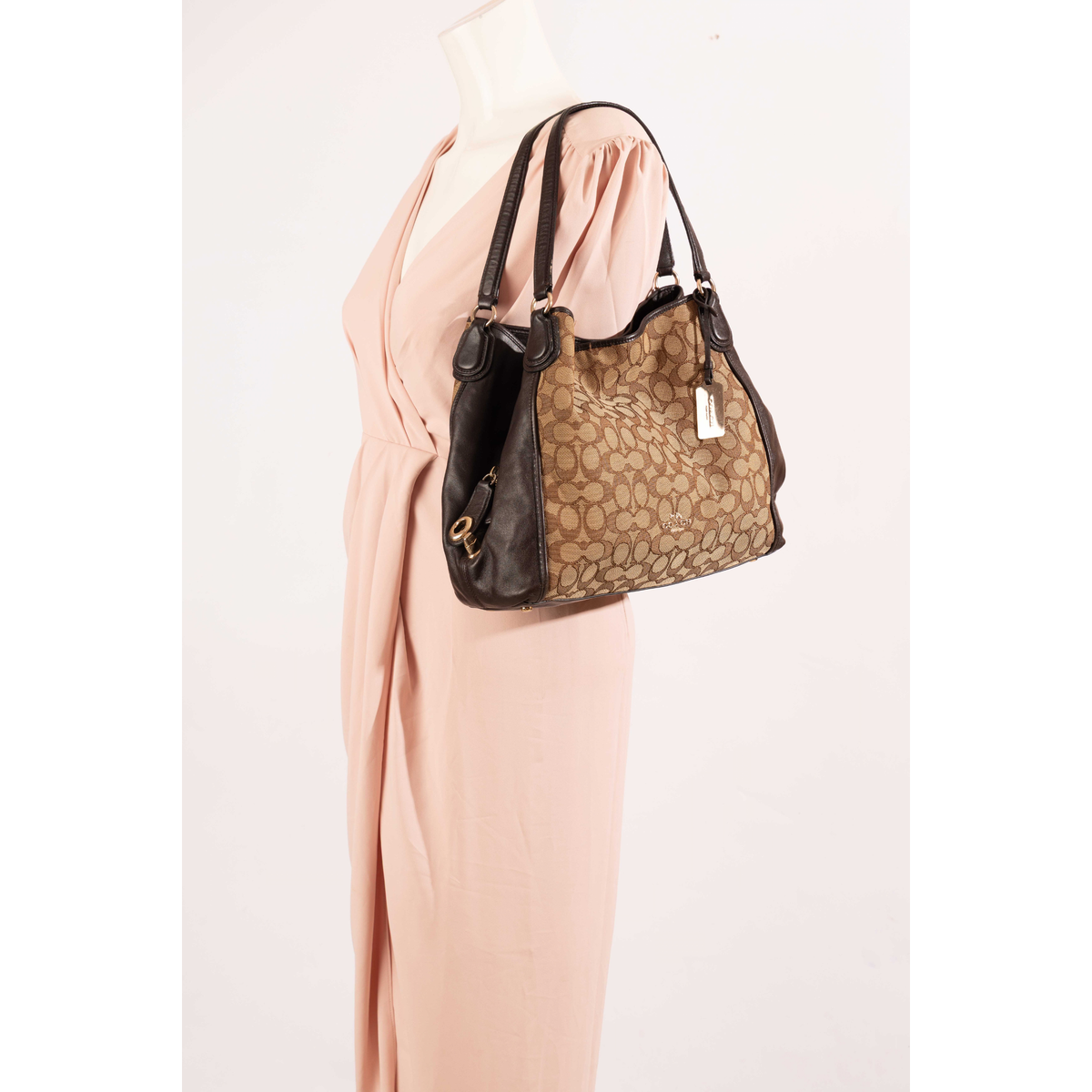 Coach Signature Logo Lexy Shoulder Bag