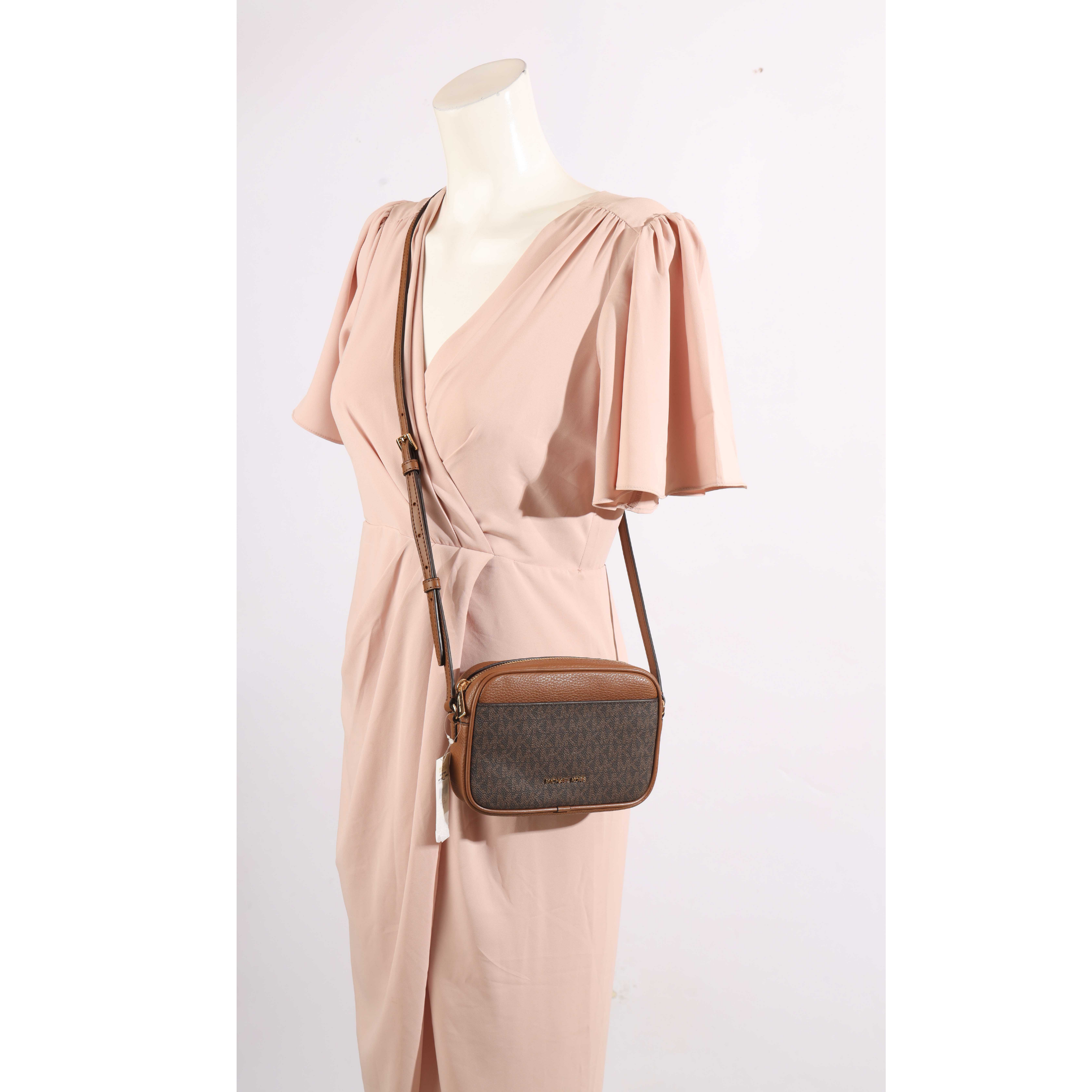 Michael Kors Brown Jet Set Small Crossbody Bag