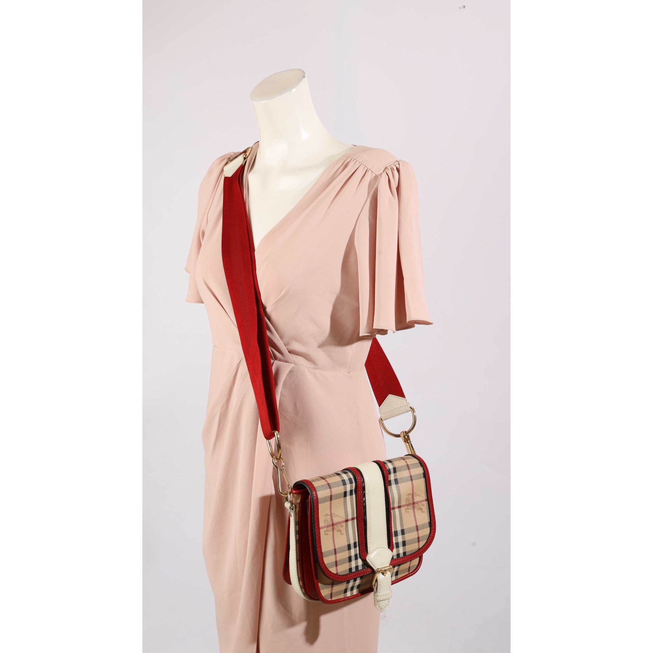 Burberry Haymarket Check Crossbody Bag
