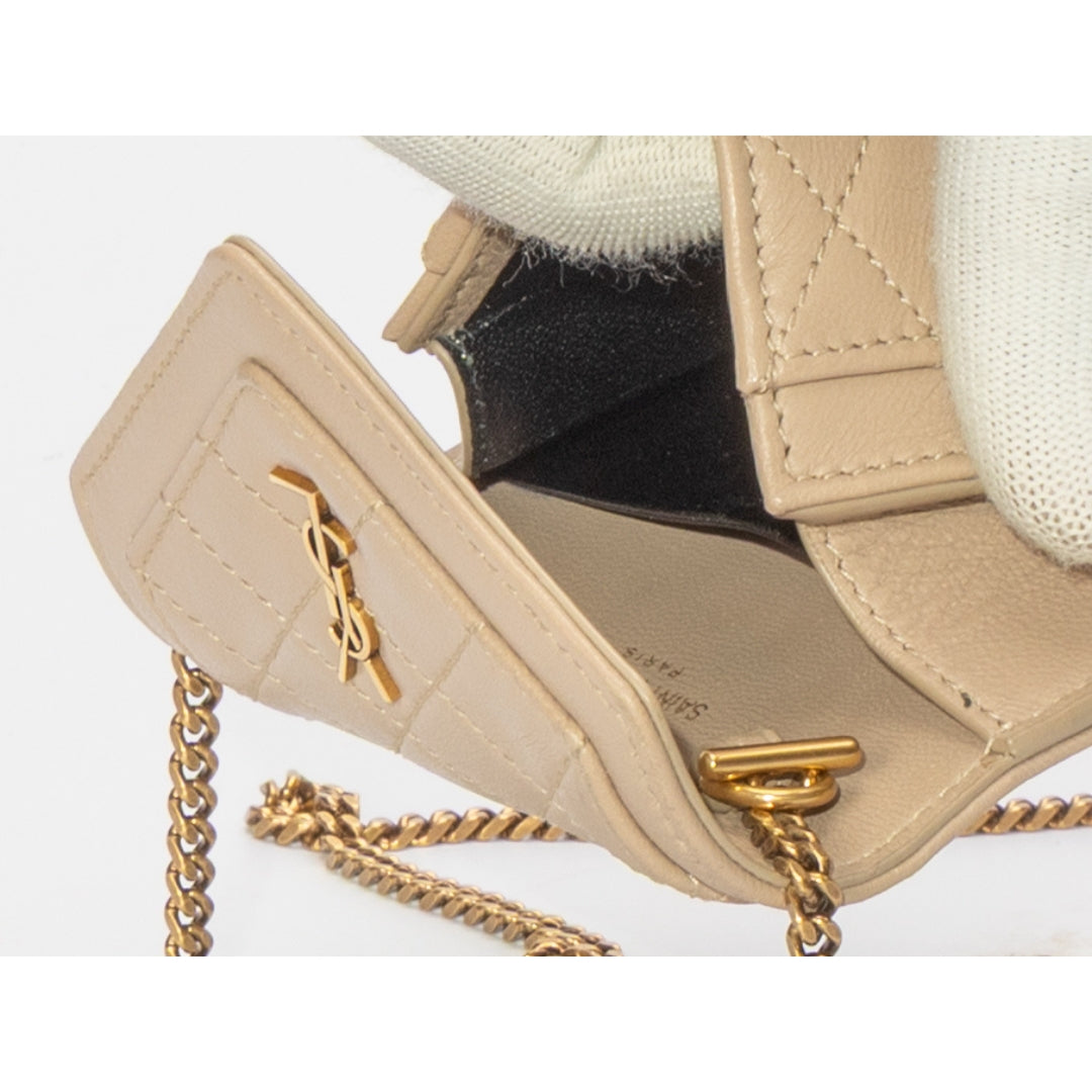 Saint Laurent Quilted Micro Gaby Crossbody Bag