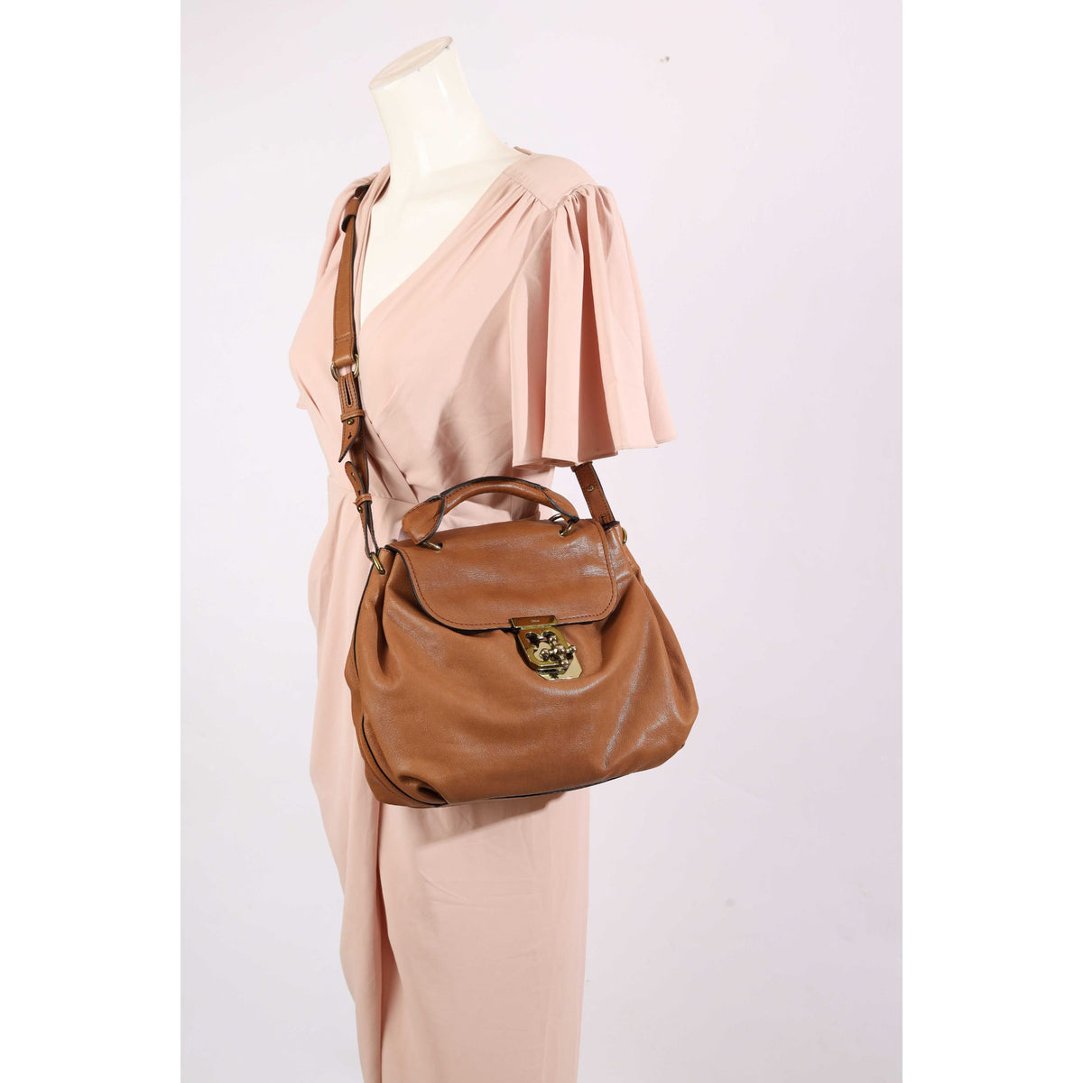 Chloe Elsie Flap Top Handle Satchel