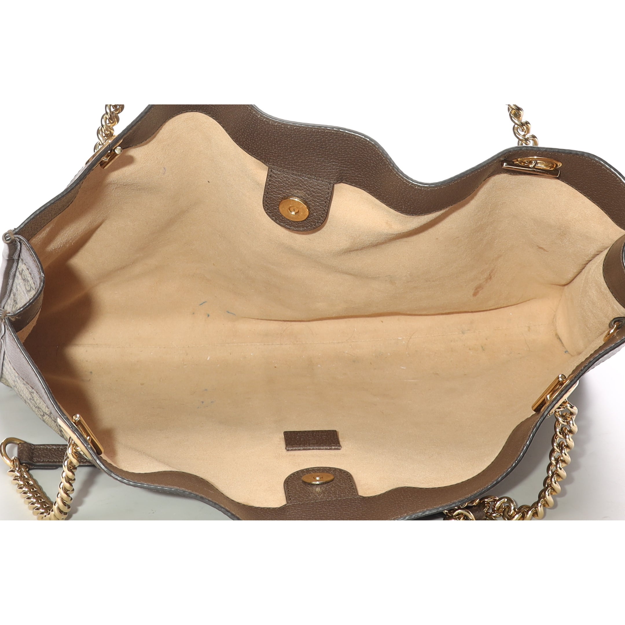 Gucci GG Supreme Canvas Large Web Rajah Tote