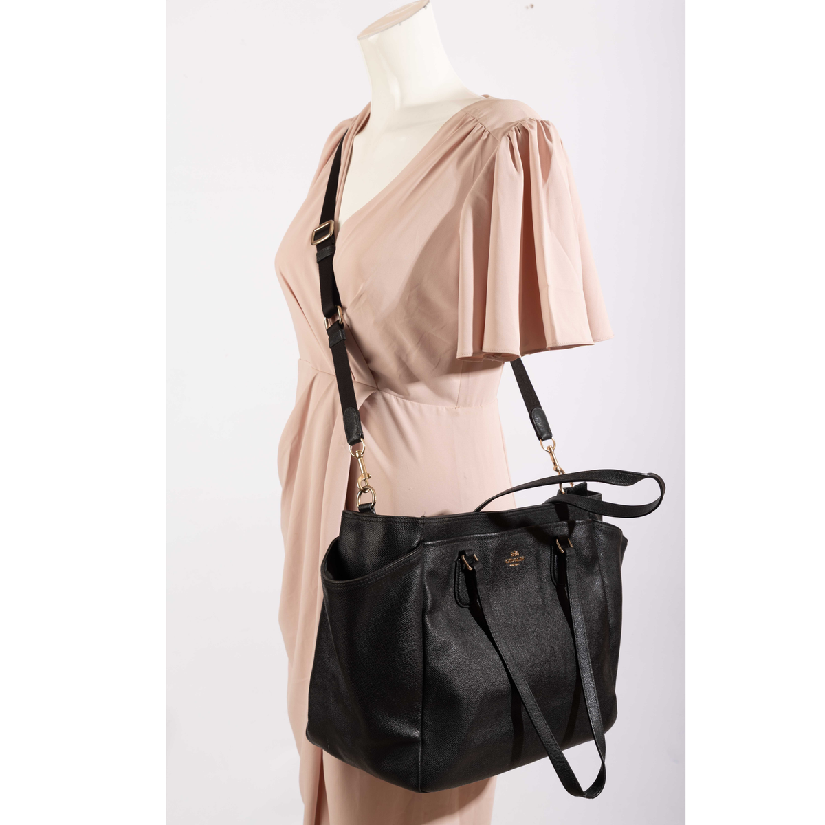 Coach Black Convertible Tote