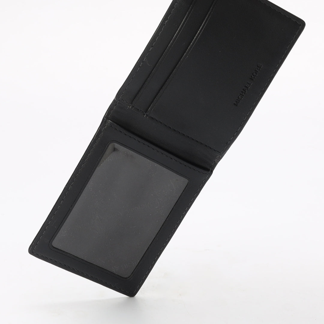 Michael Kors Harrison Logo Billfold Wallet With Passcase