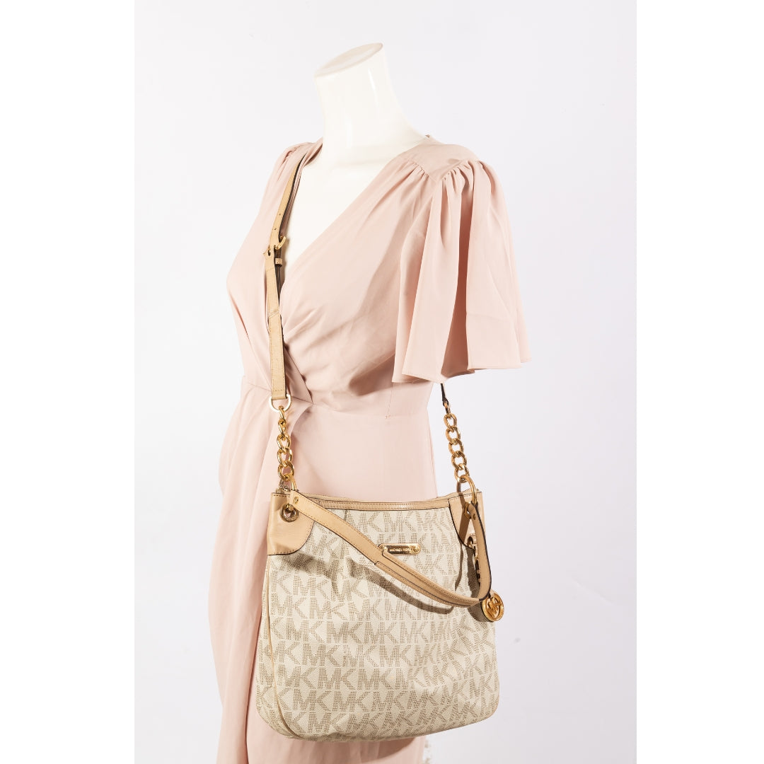 Michael Kors Off White Convertible Shoulder Bag