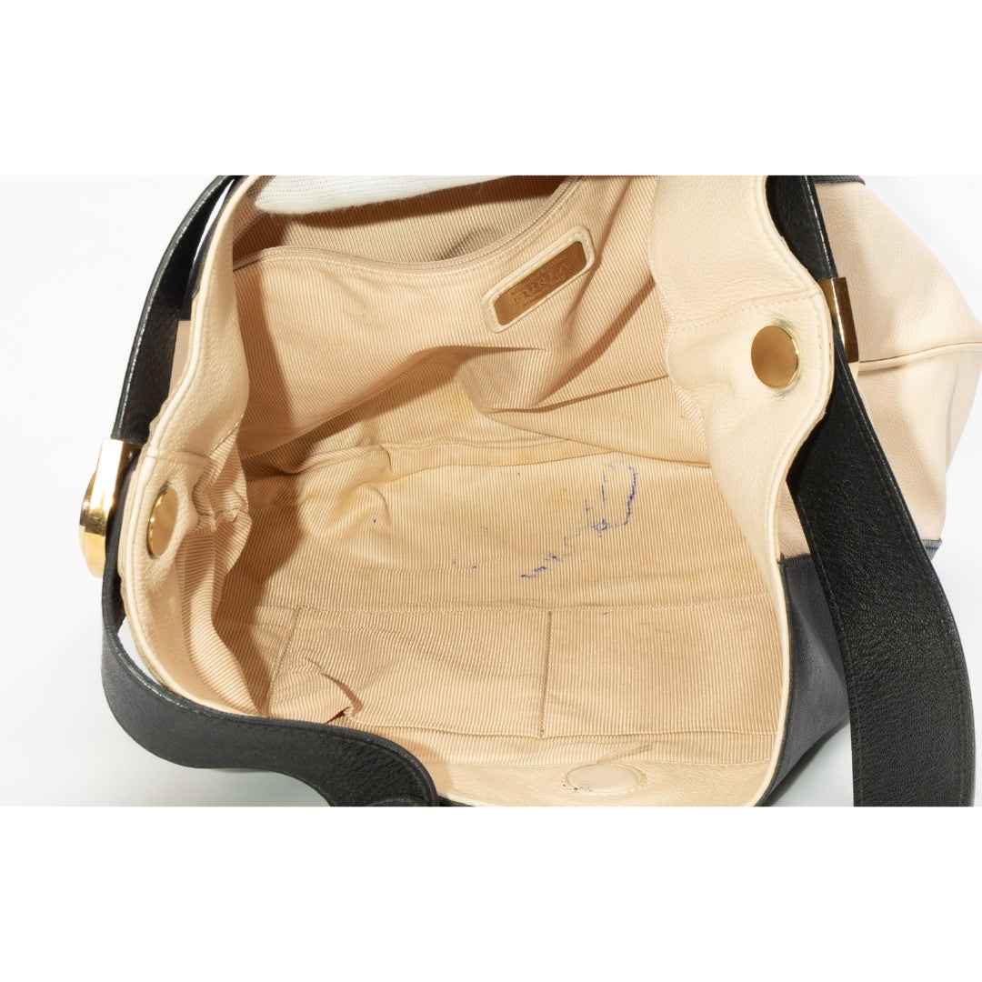 Furla Luna Multi-Panel Hobo Messenger Bag