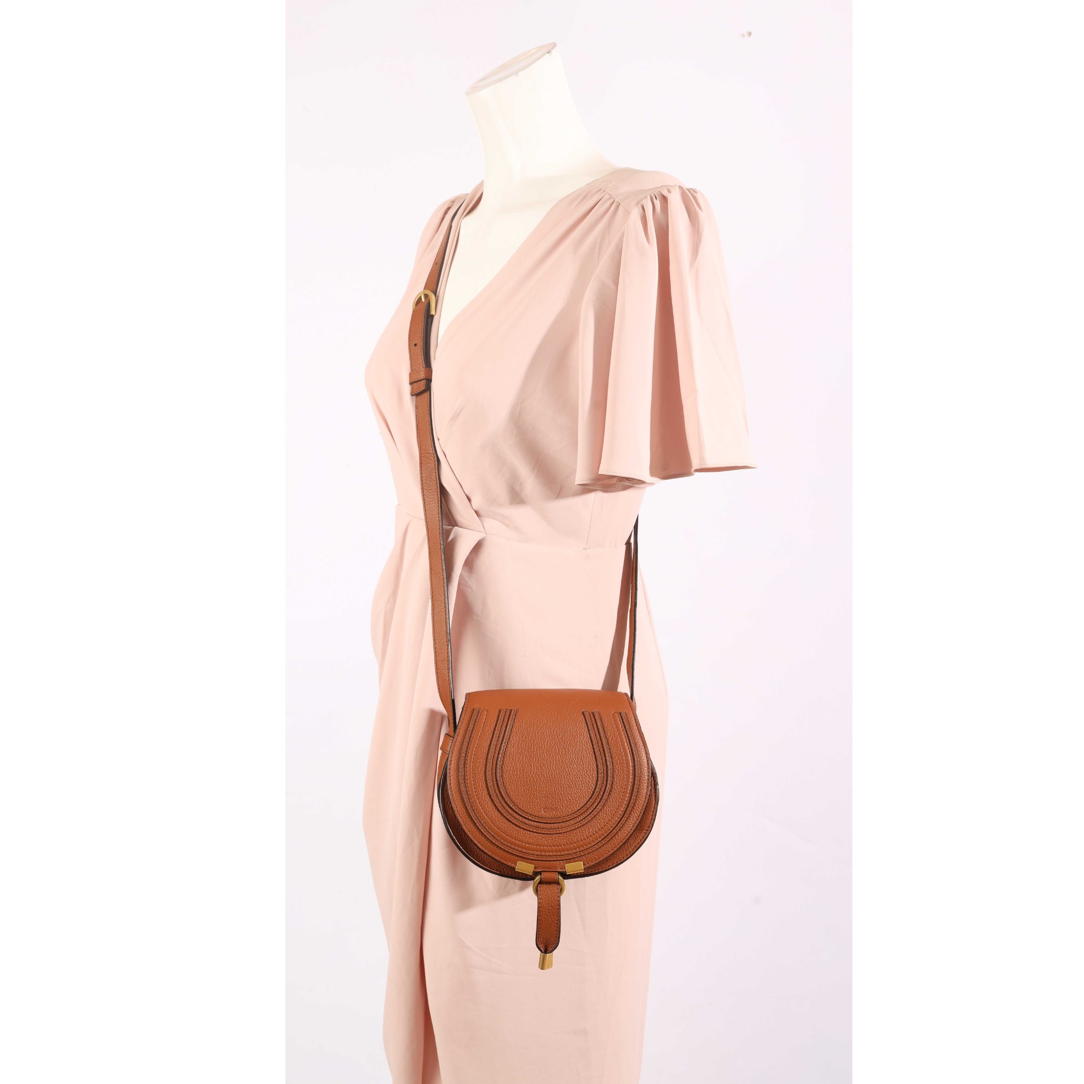 Brown Marcie Tan Small Crossbody Bag