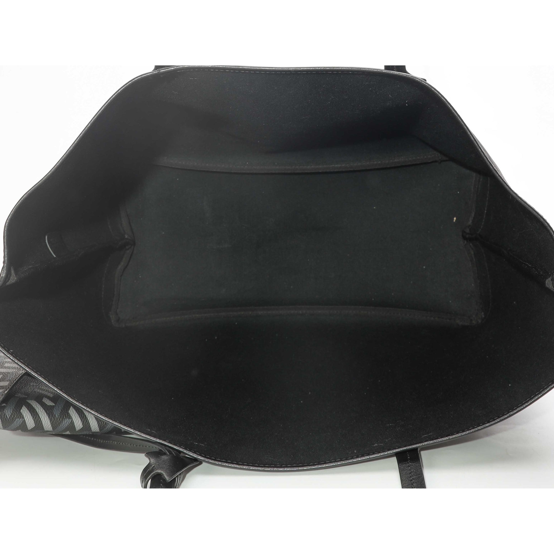 Versace Medusa Tag Canvas Tote