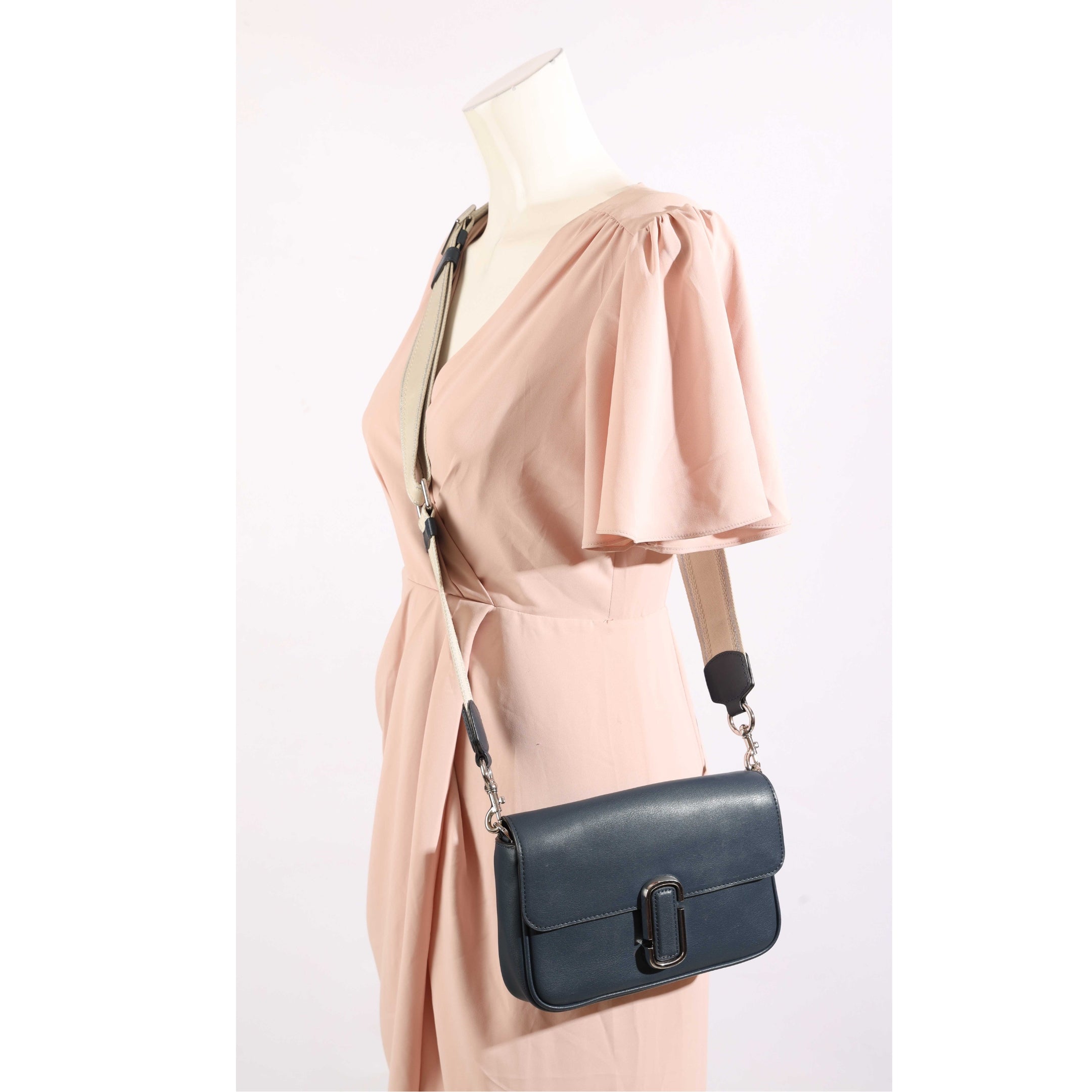 Marc Jacobs Blue The J Marc Mini Shoulder Bag