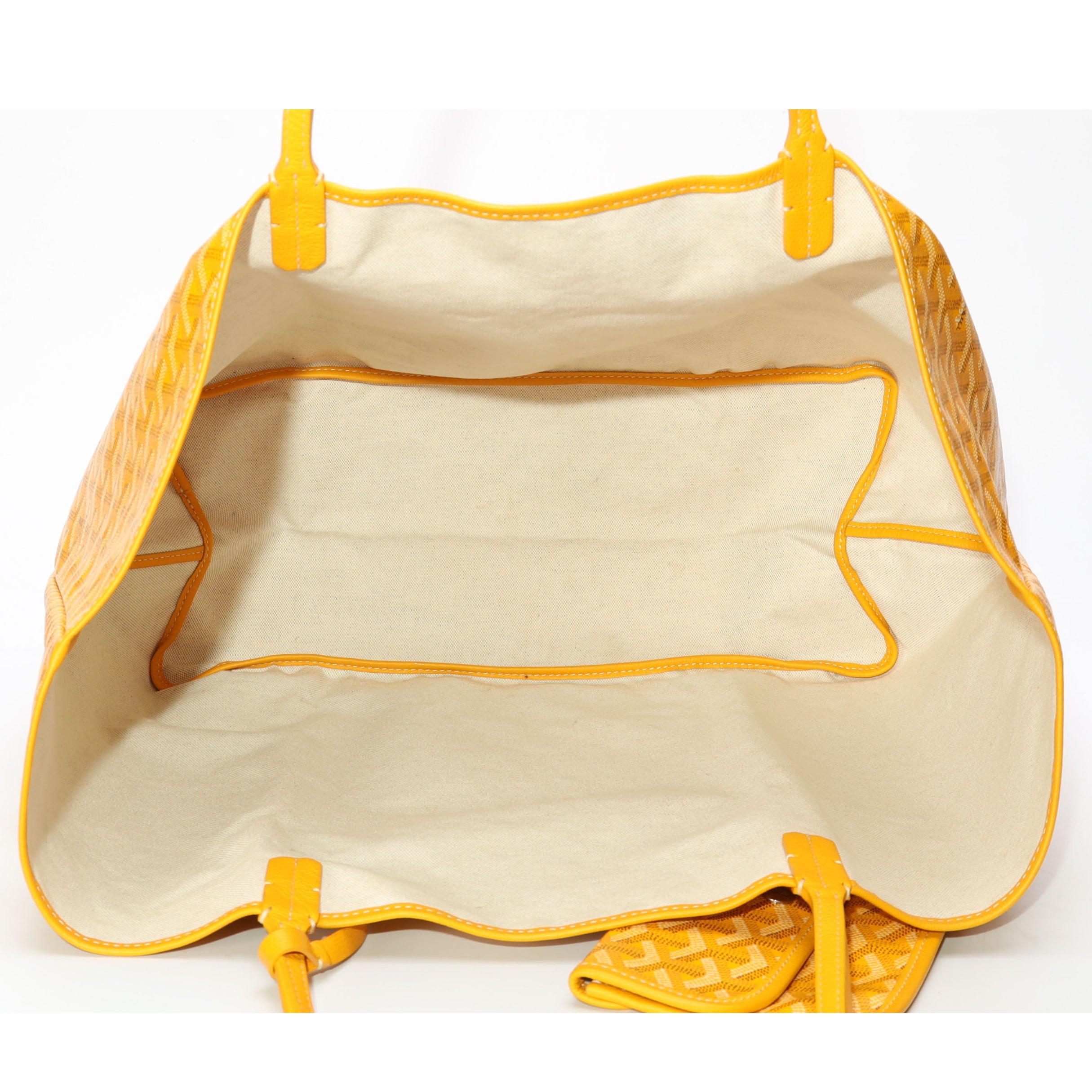 Goyard Yellow Goyardine Saint Louis GM Tote