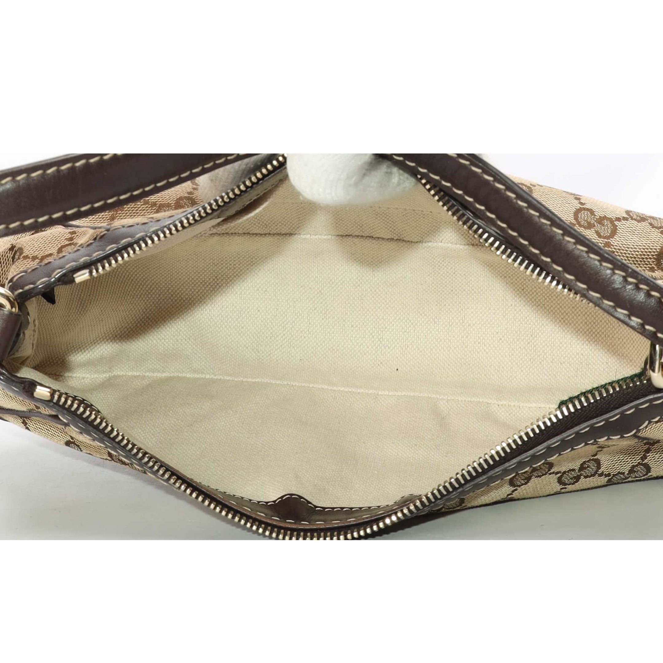 Gucci Beige GG Small Mayfair Bow Shoulder Bag