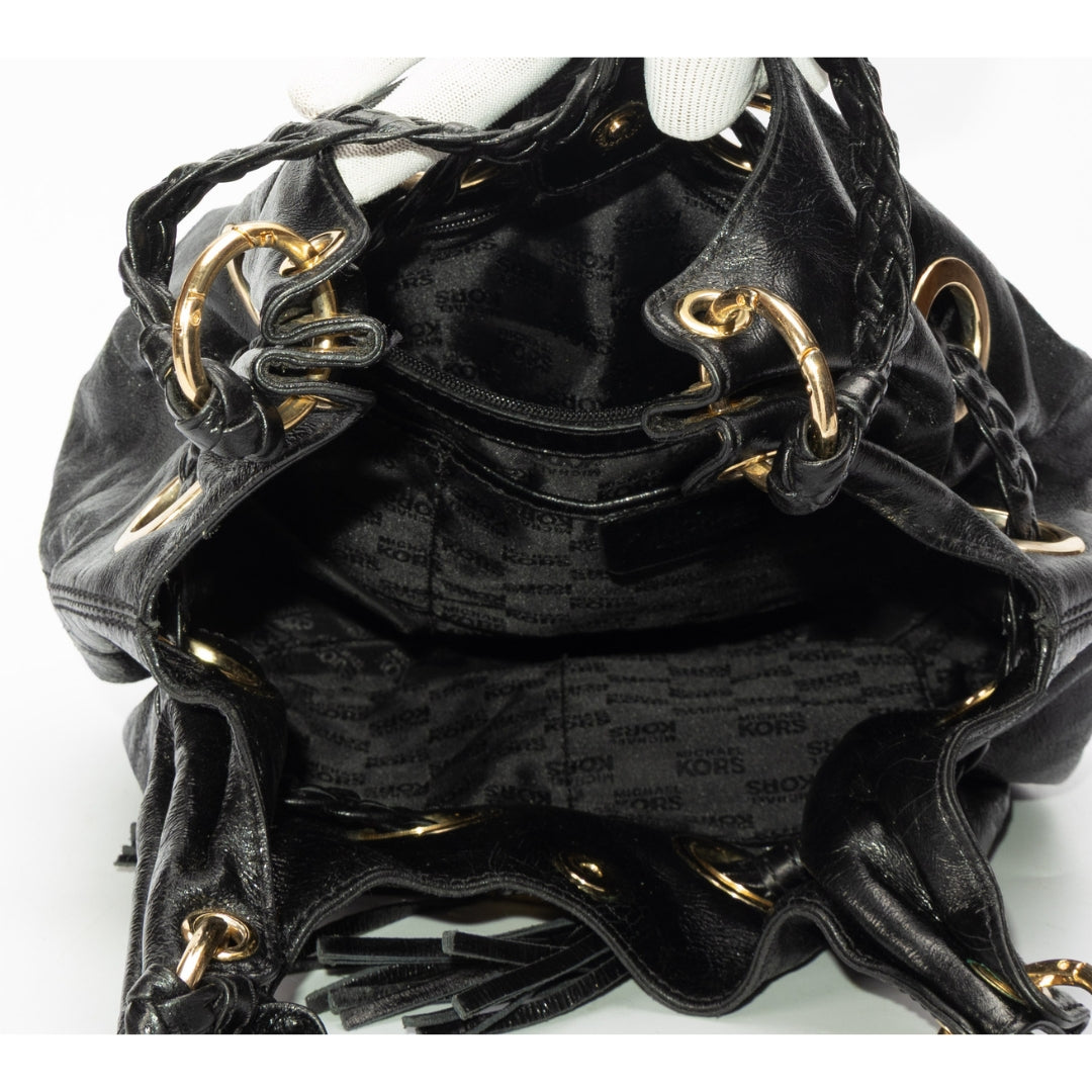 Michael Kors Camden Black Bucket Bag