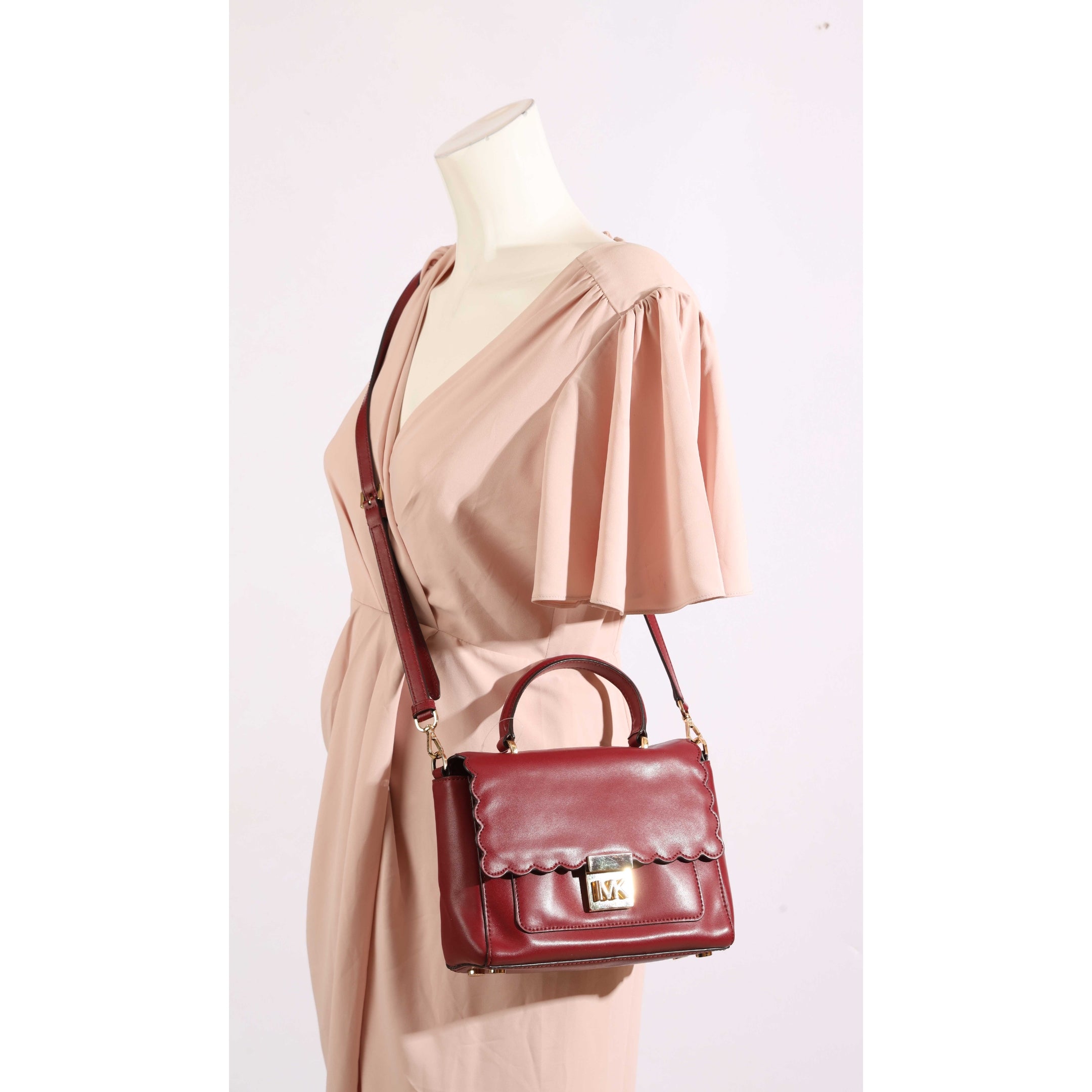 Michael Kors Top Handle Scalloped Satchel