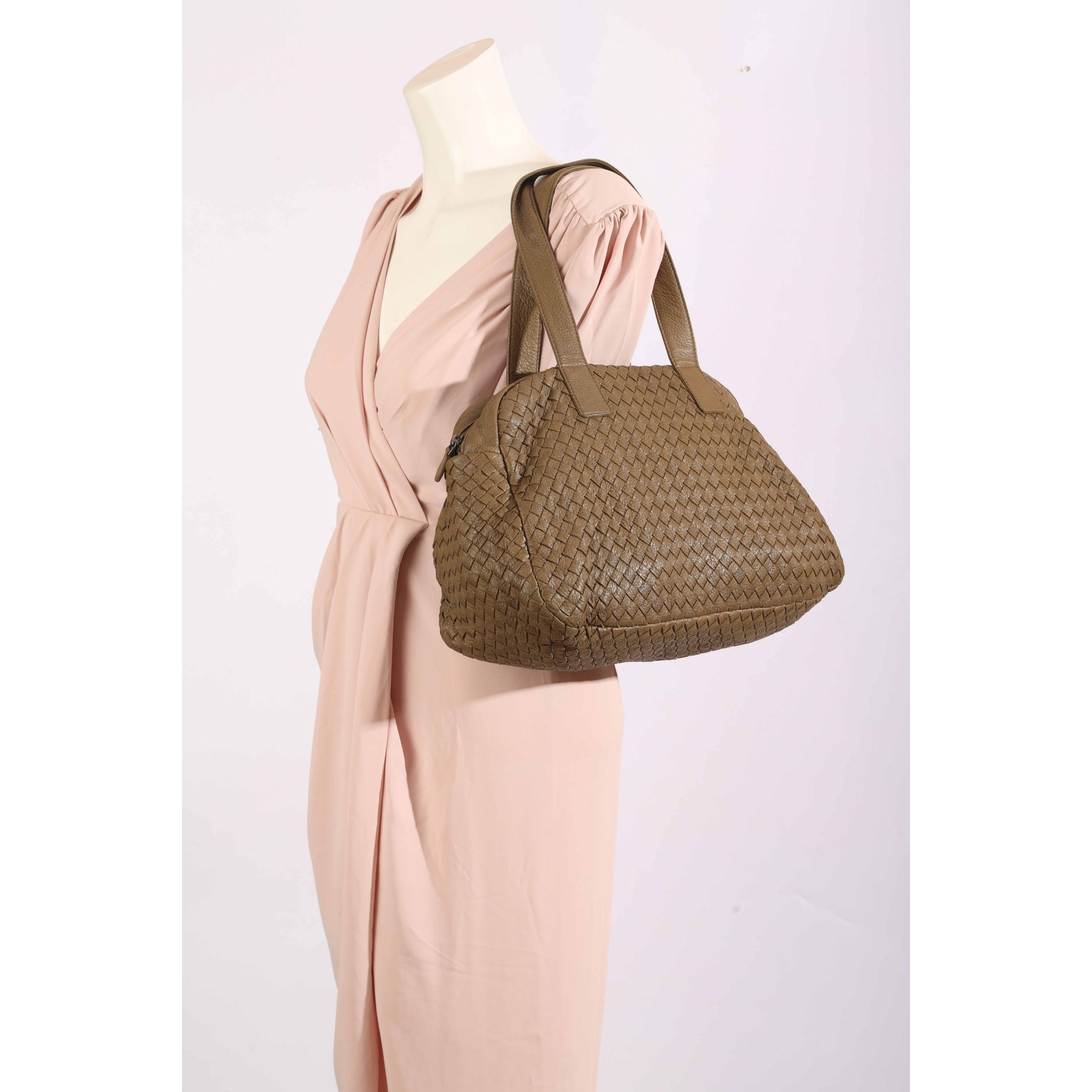 Bottega Veneta Large Bauletto Bowling Bag