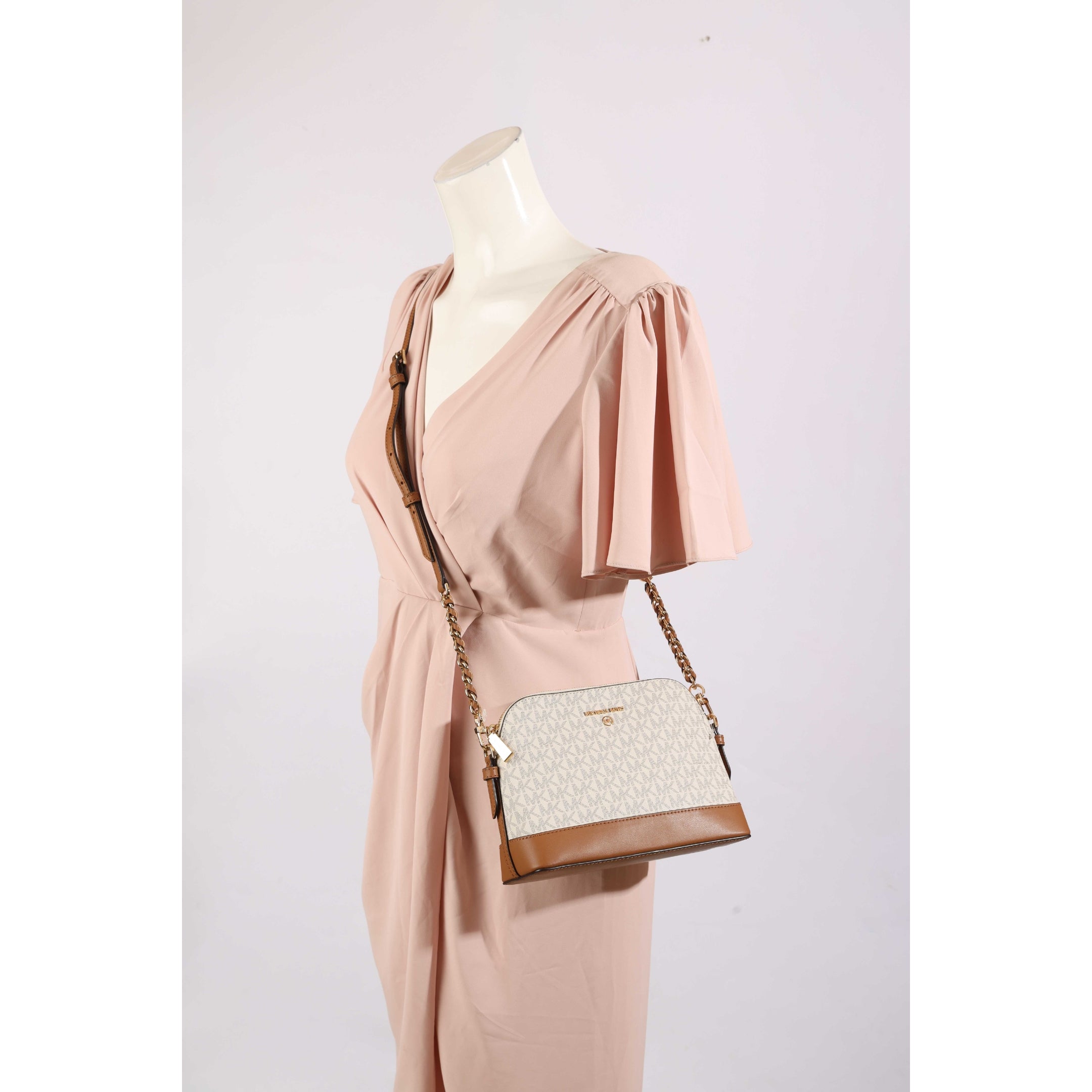 Michael Kors Logo Dome Crossbody Bag