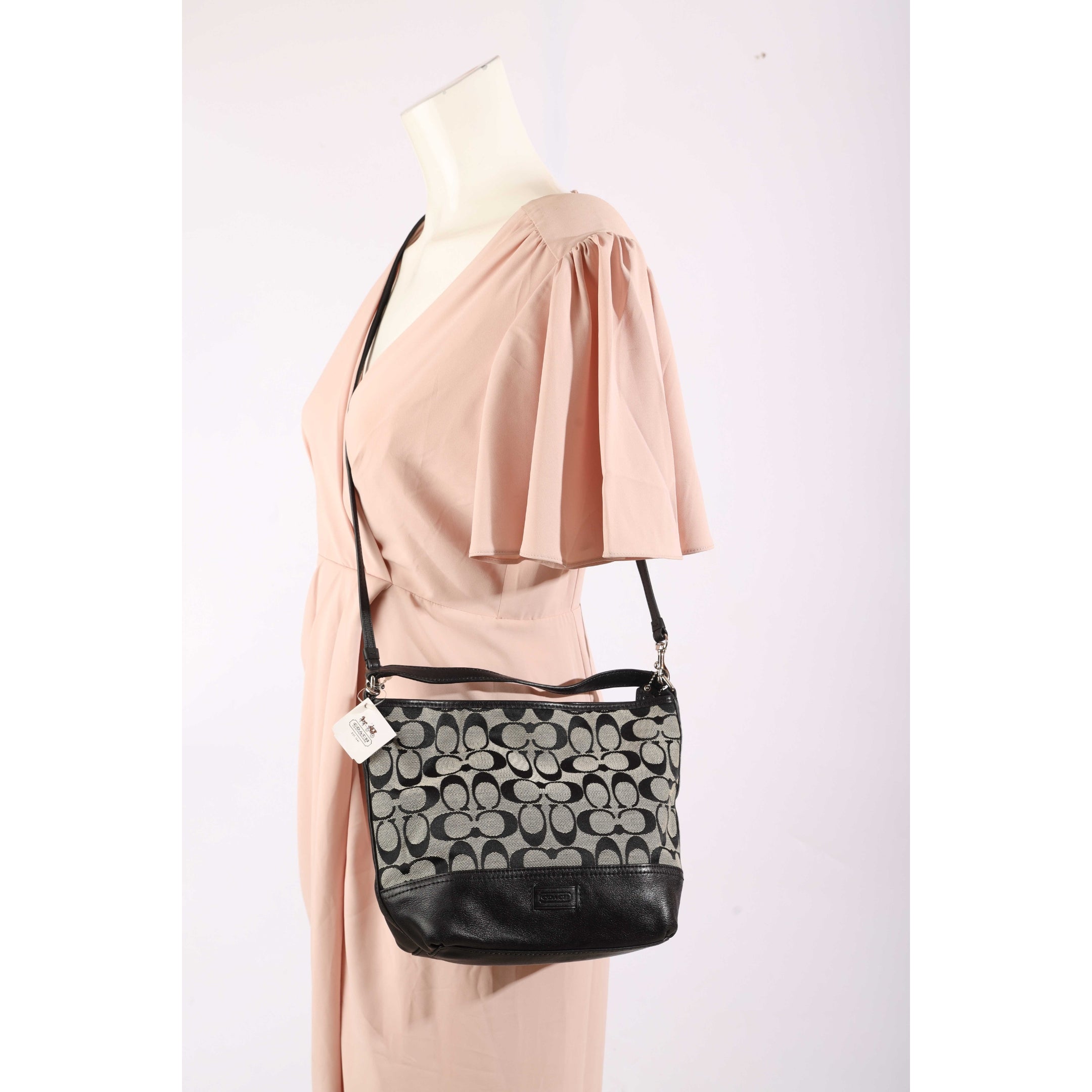 Coach Signature Canvas Shoulder Bag