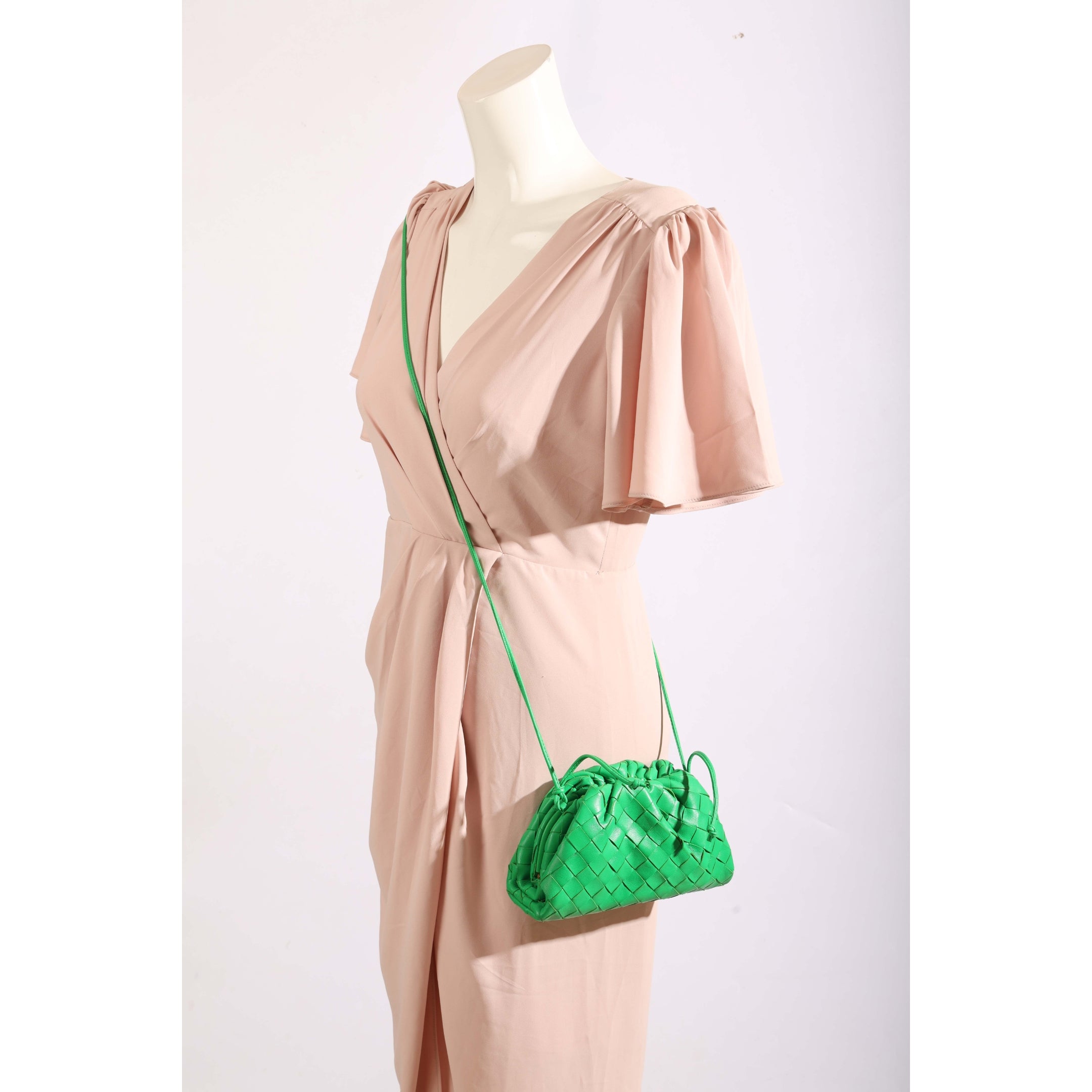 Bottega Veneta Green Mini Pouch 20 Clutch
