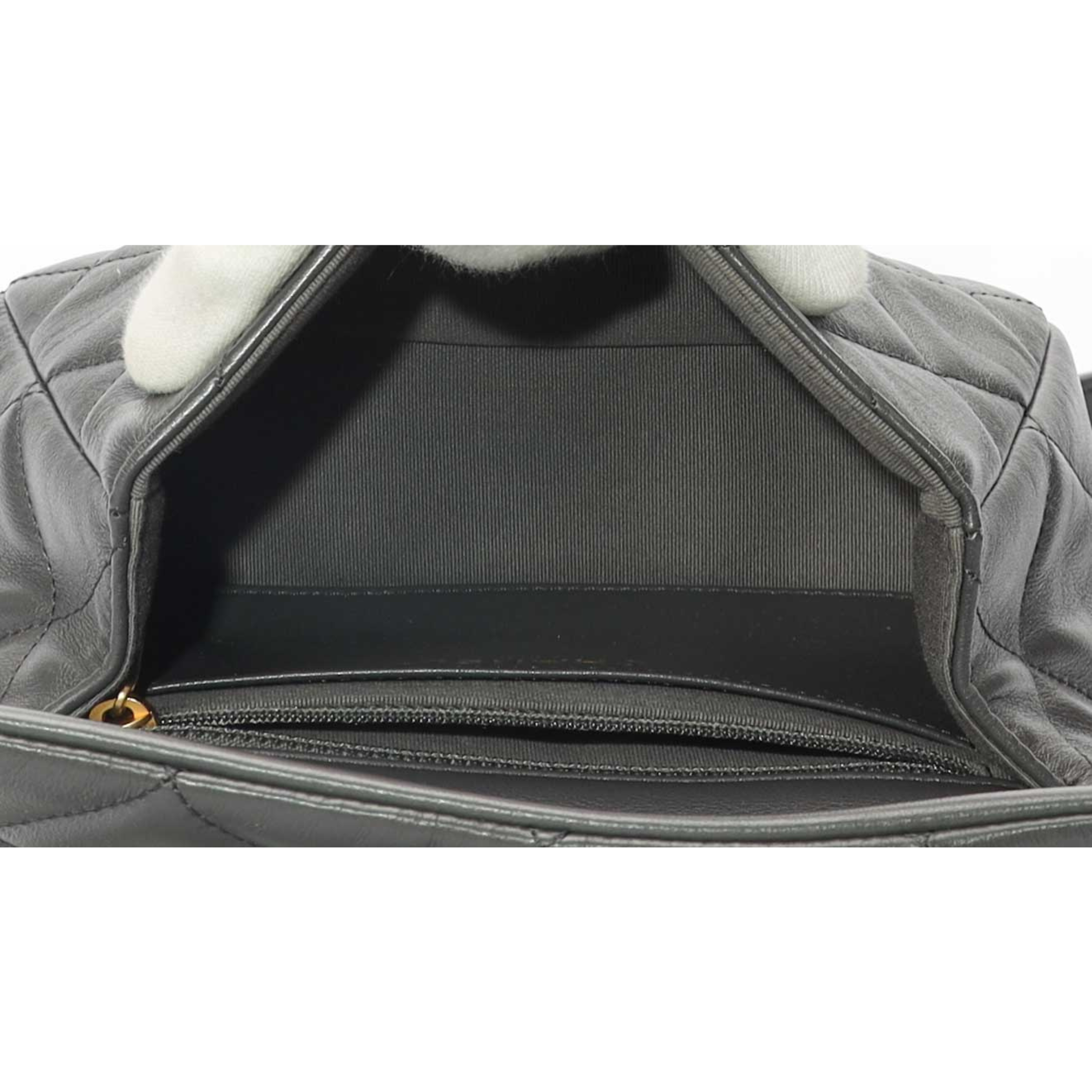 Chanel Quilted Flap Black Crossbody Bag