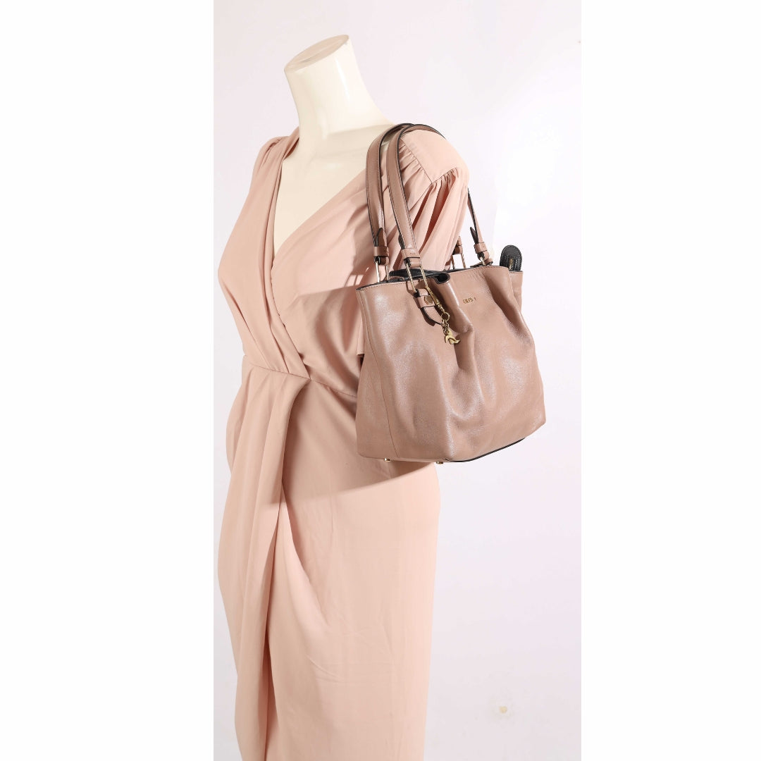 Tods Pink Medium Shopping Bag