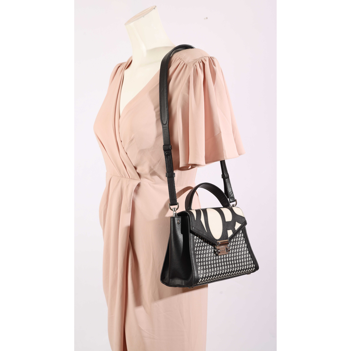 Michael Kors Whitney Top Handle Logo Crossbody Bag