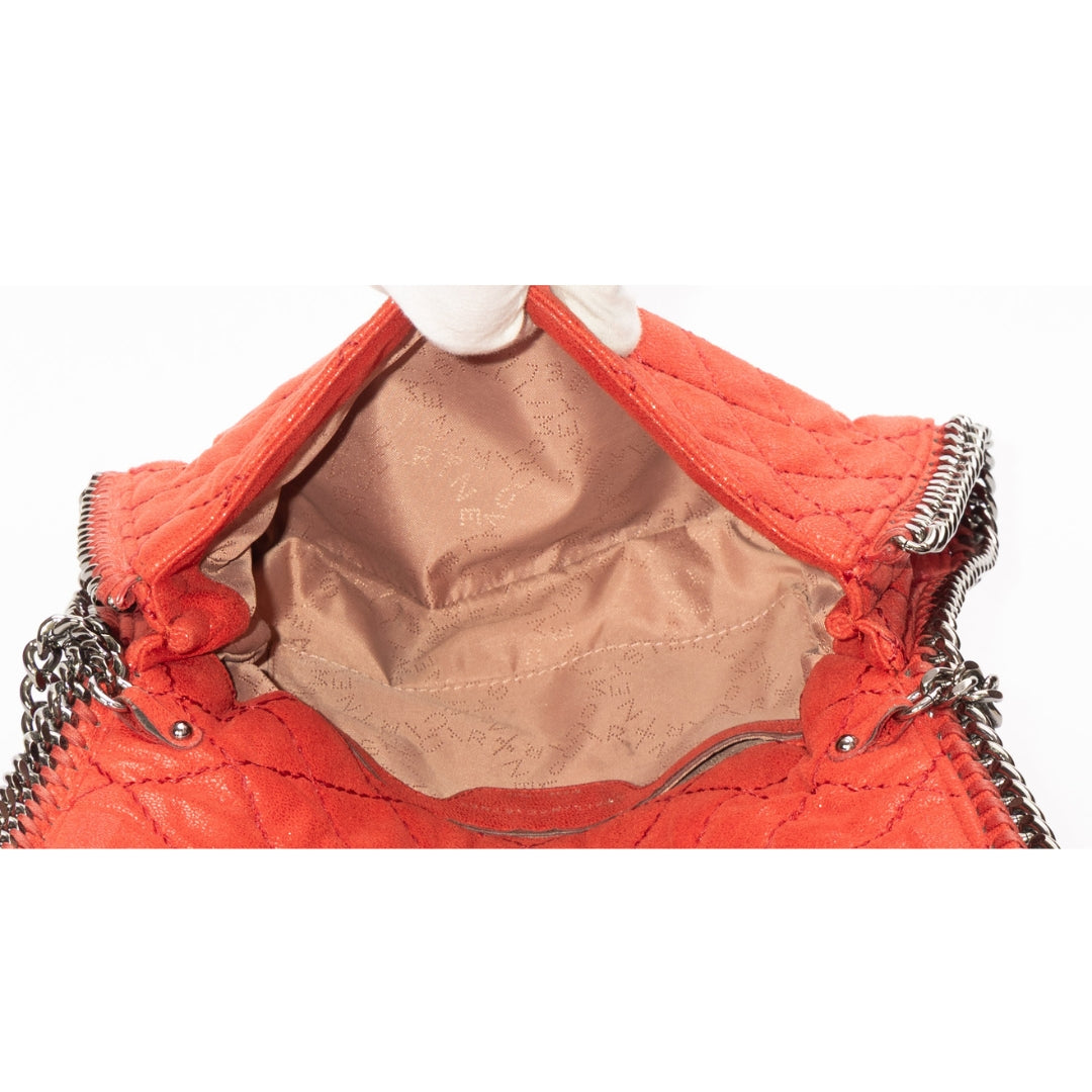 Stella McCartney Quilted Faux Leather Falabella Flap Bag