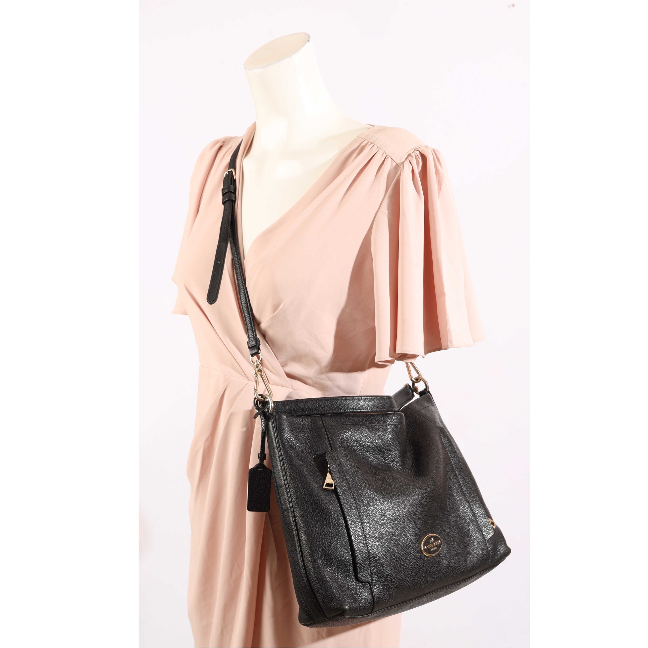 Coach Black Scout Hobo Bag