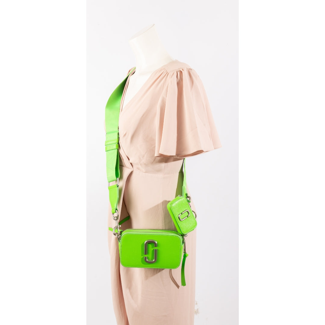 Marc Jacobs Green The Utility Snapshot Crossbody Bag