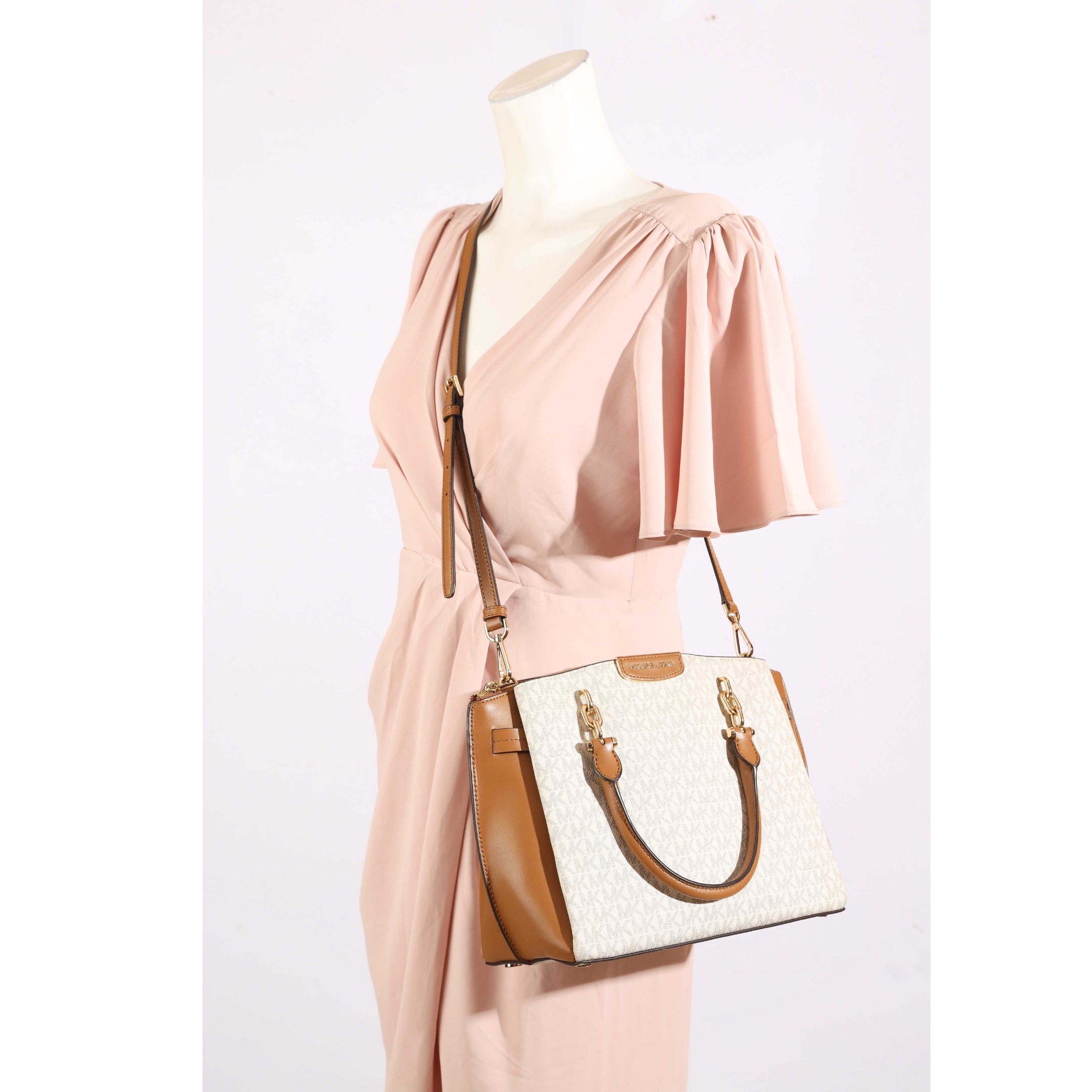 Michael Kors Rochelle Vanilla Large Satchel