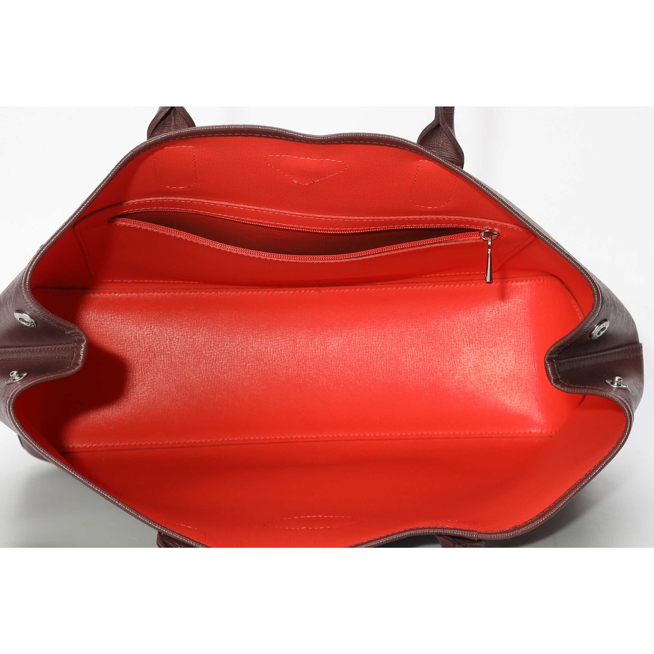 Longchamp Le Roseau Burgundy Tote