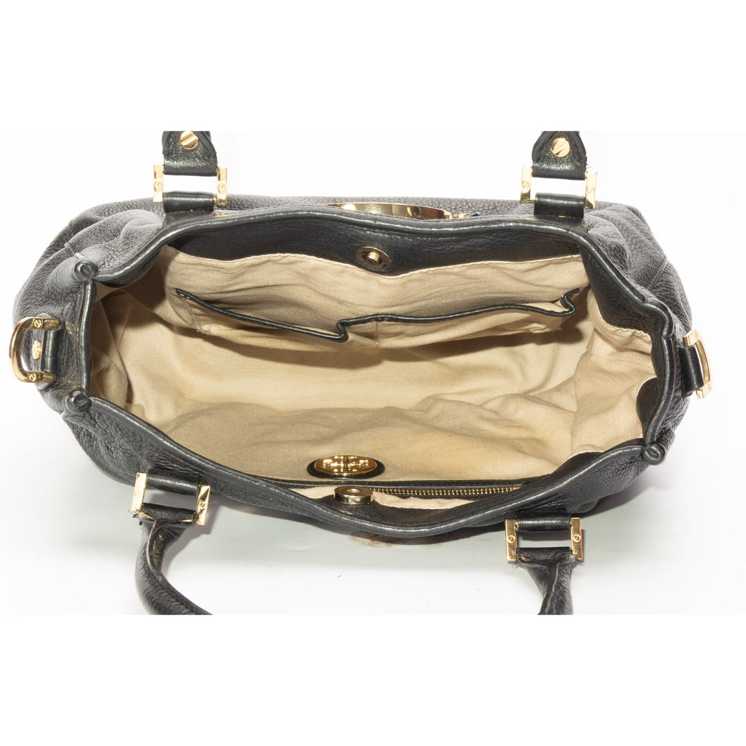 Tory Burch Black Amanda Hobo Bag