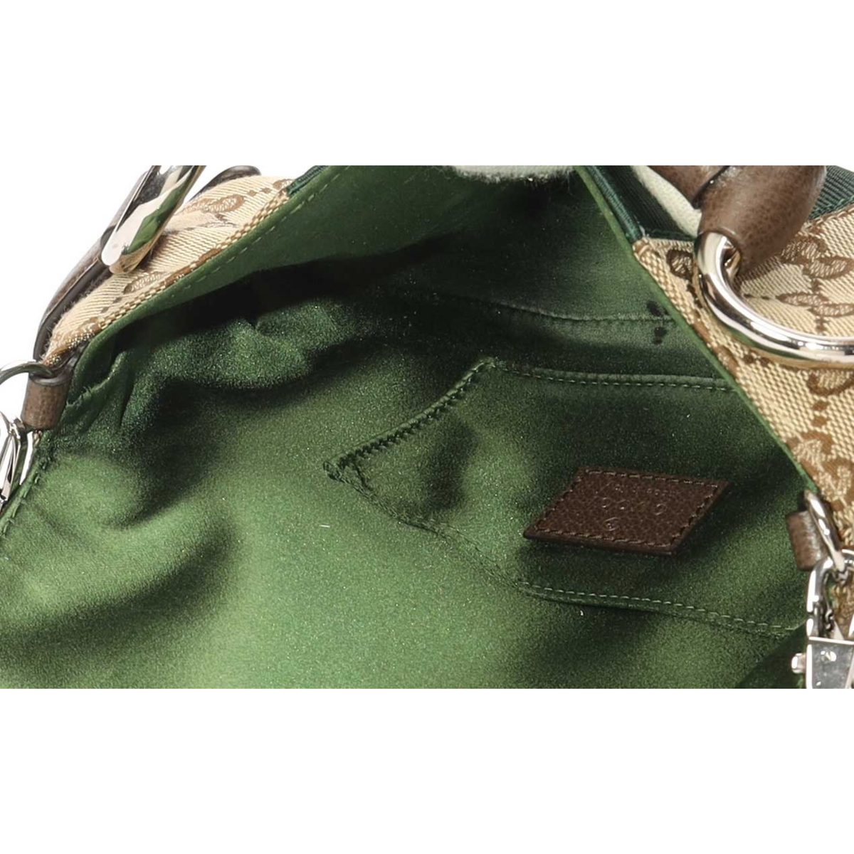 Gucci Beige Horsebit Chain Shoulder Bag