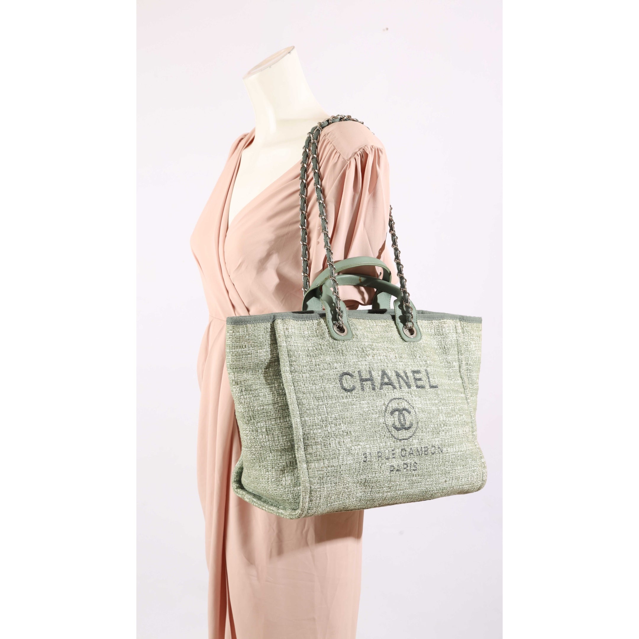 Chanel Deauville Top Handle Tote