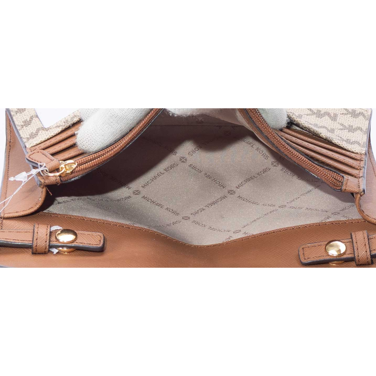Michael Kors Signature Logo Convertible Crossbody Bag