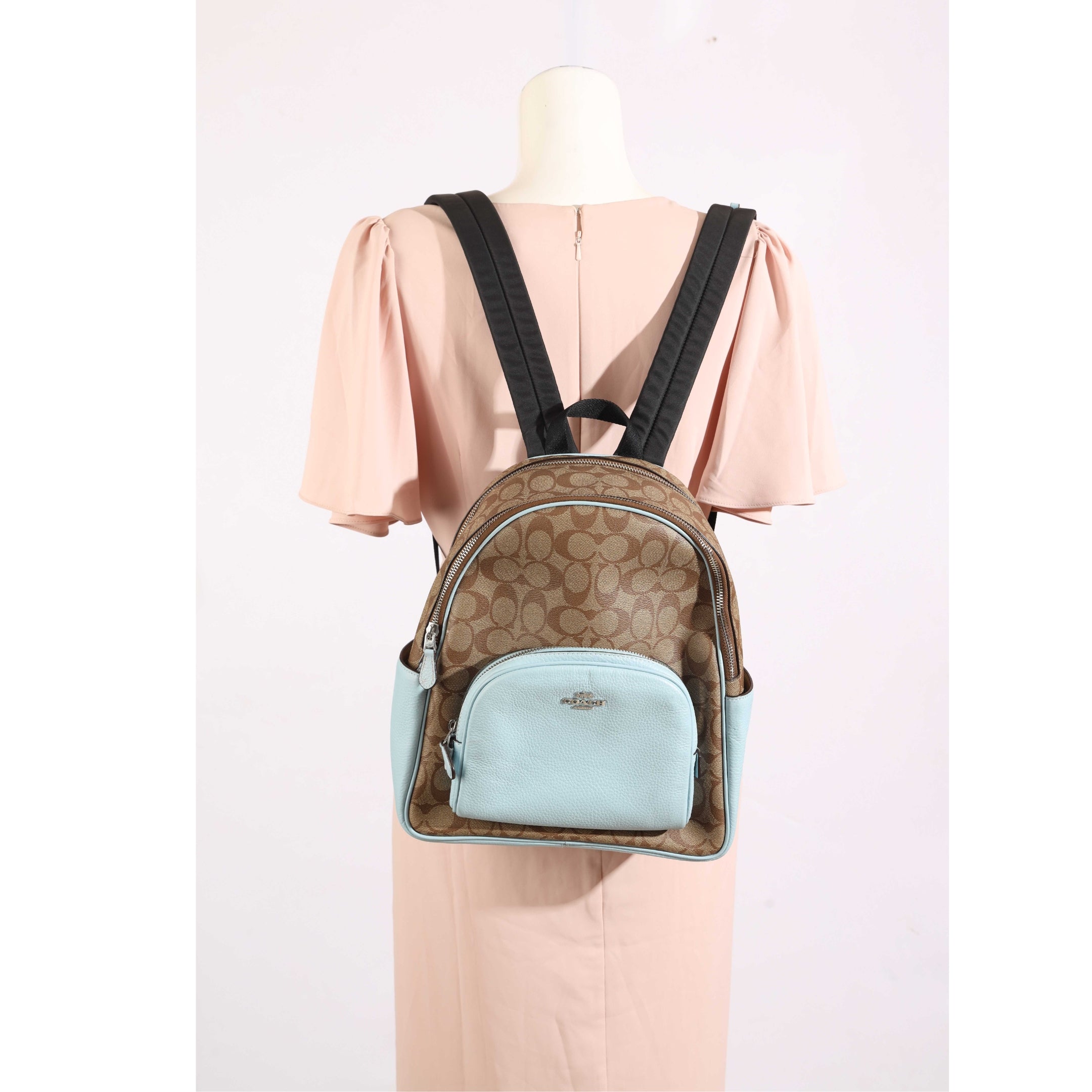 Coach Signature Canvas Court Backpack