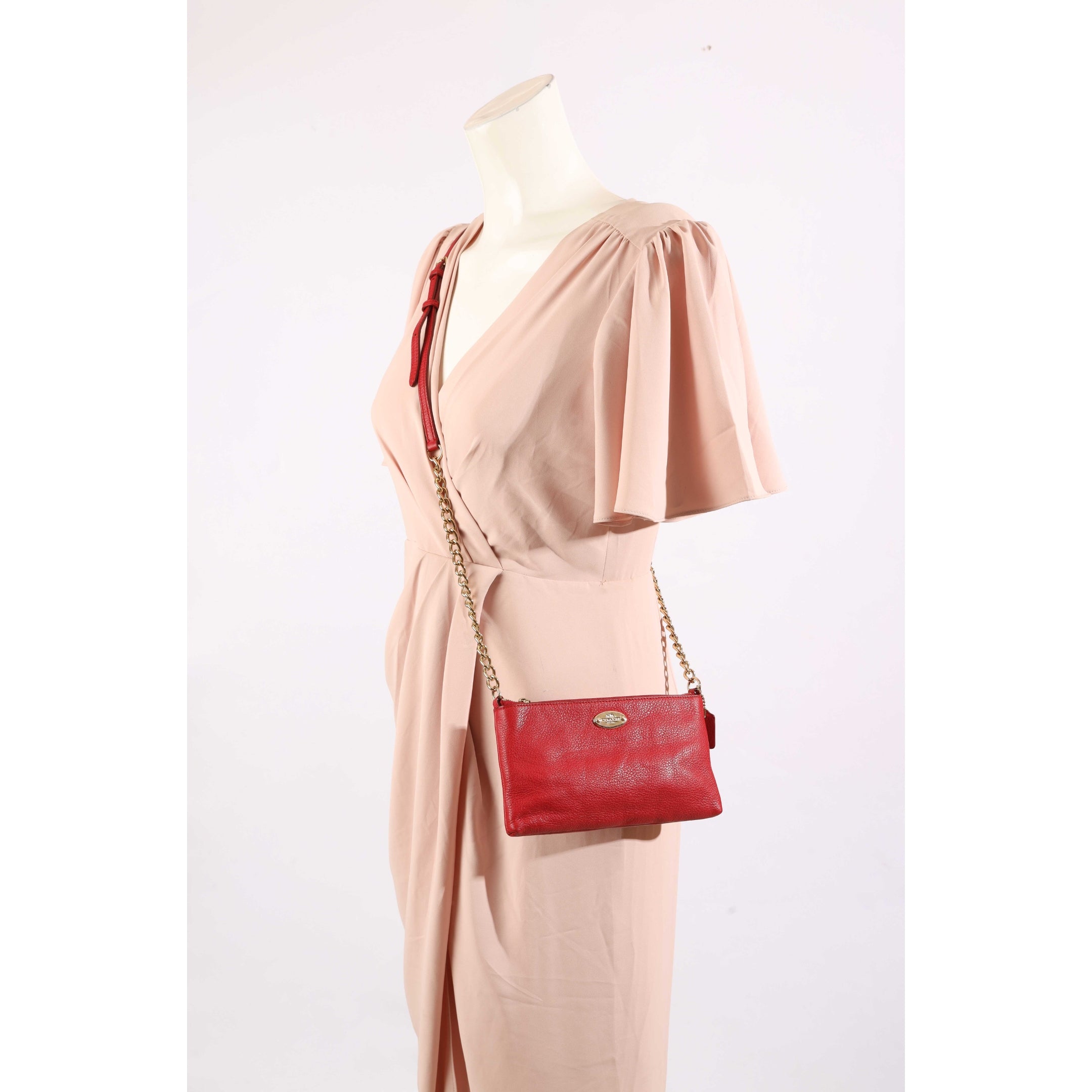 Coach Quinn Red Crossbody Bag