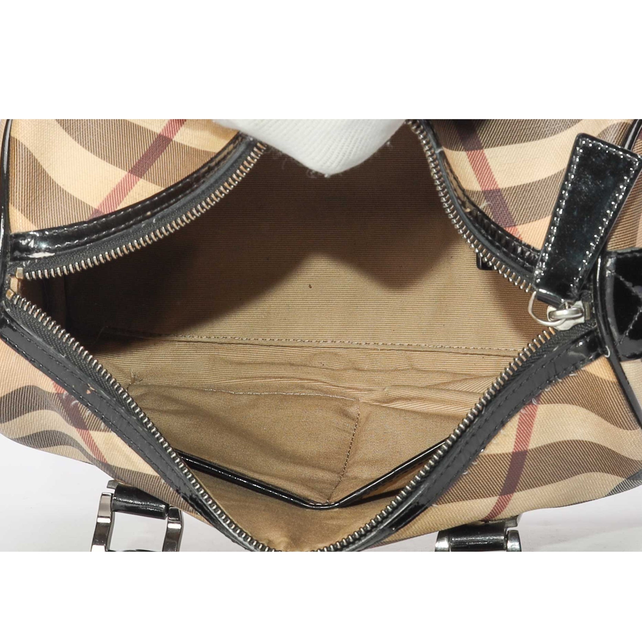 Burberry Nova Check Chester Boston Satchel