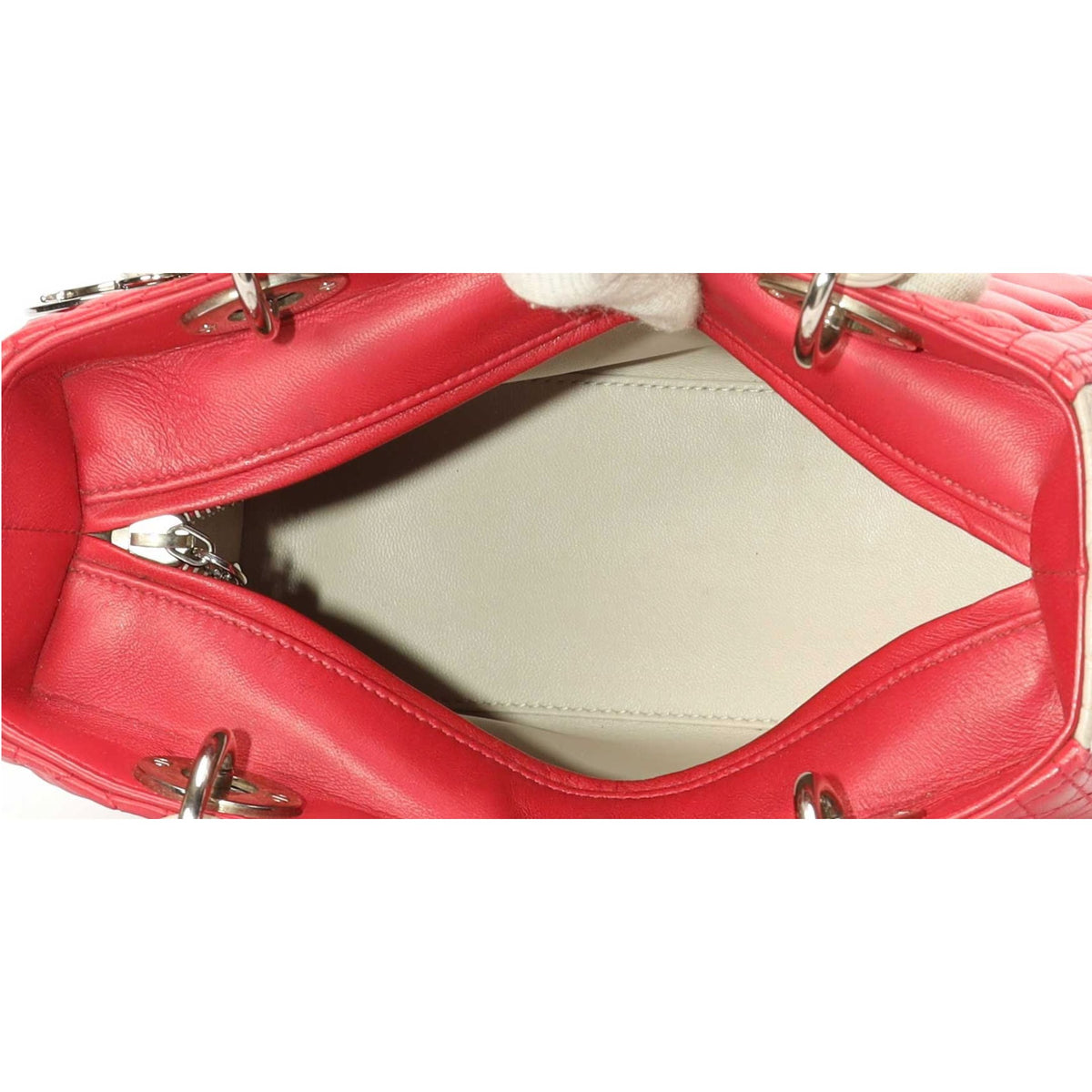 Christian Dior Bi Color Lady Dior Bag
