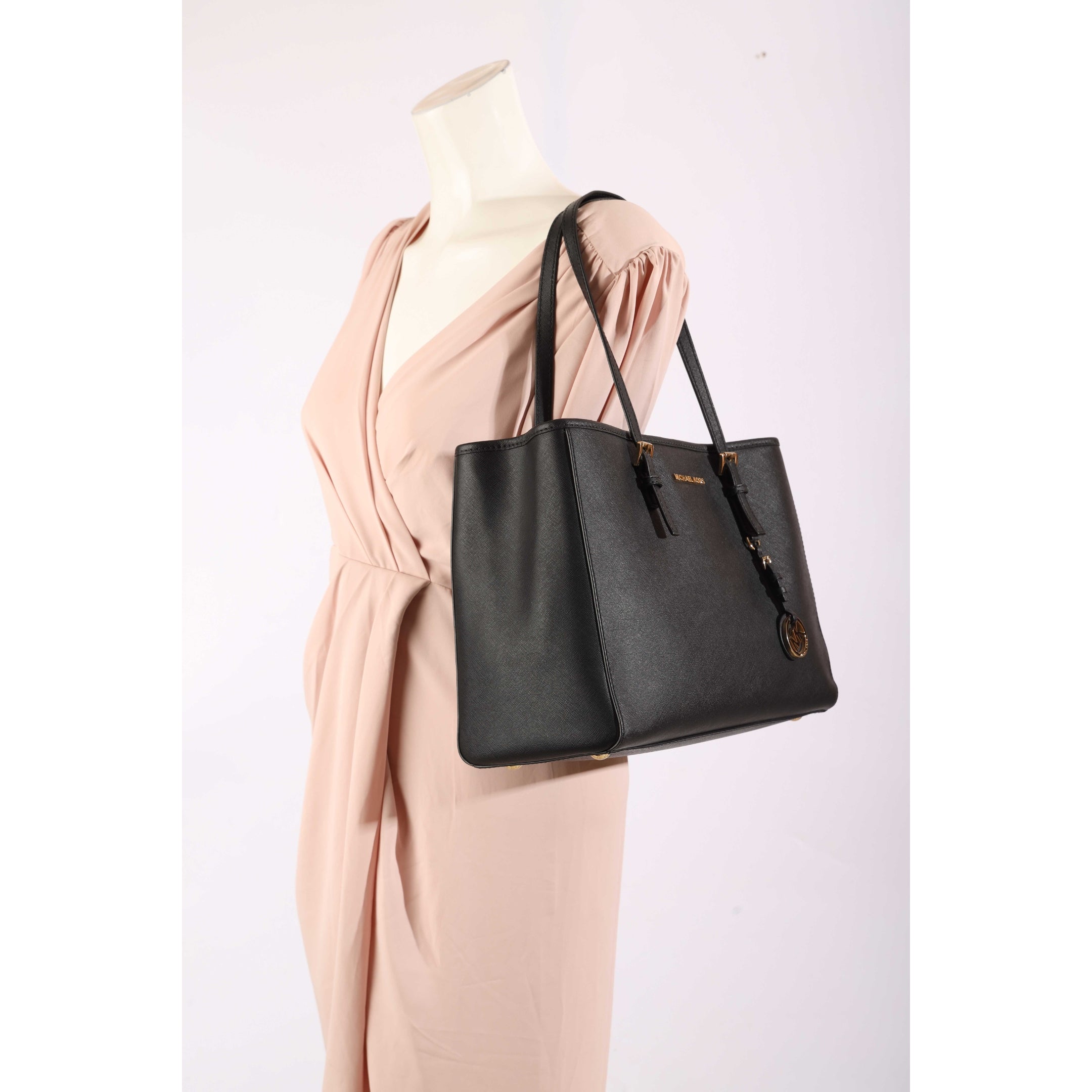 Michael Kors Jet Set Travel Black Tote