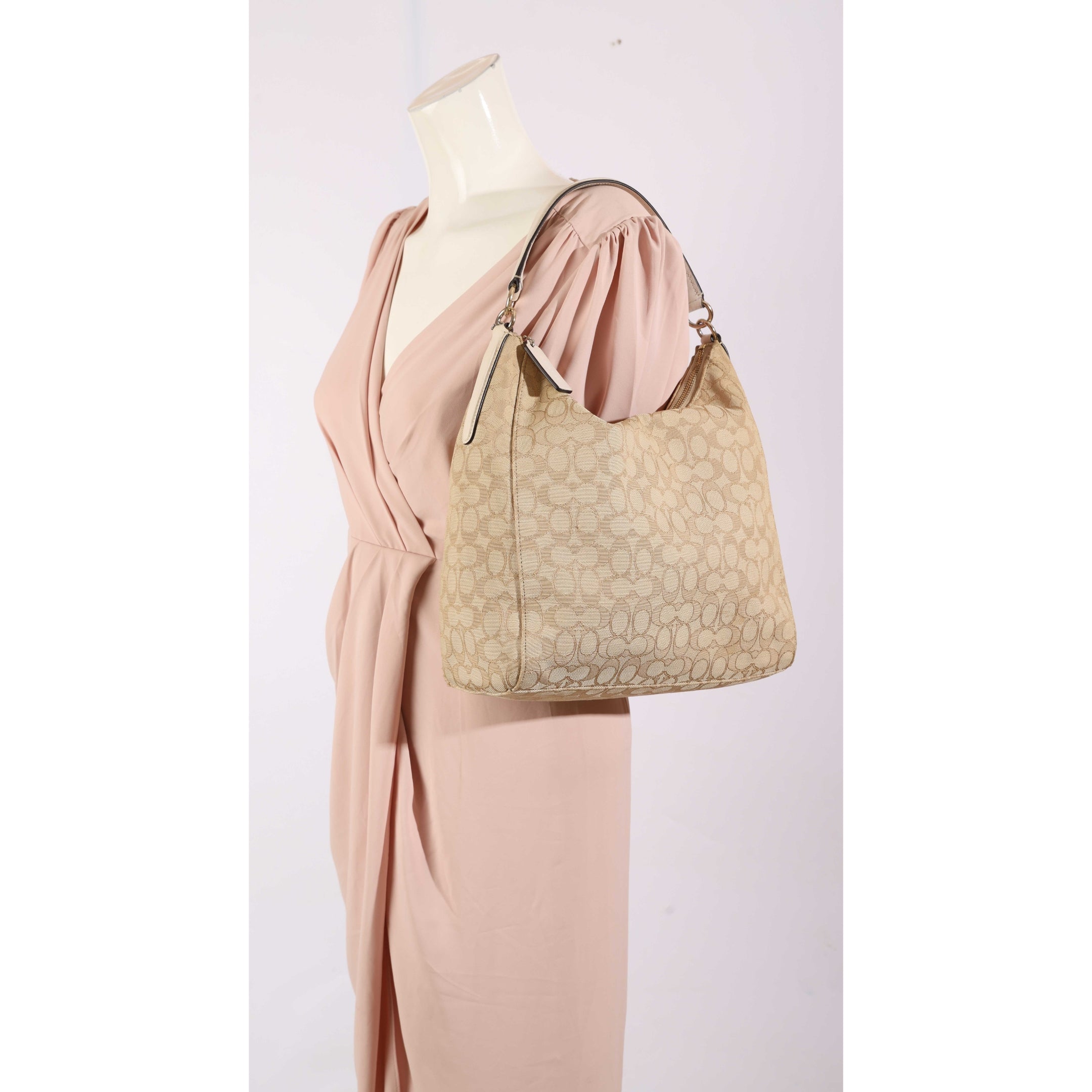 Coach Laurel Signature Canvas Hobo Bag