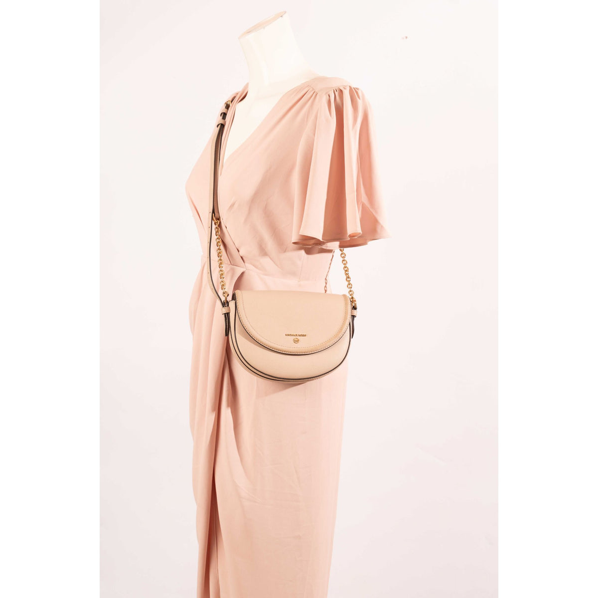 Michael Kors Charm Half Dome Crossbody Bag